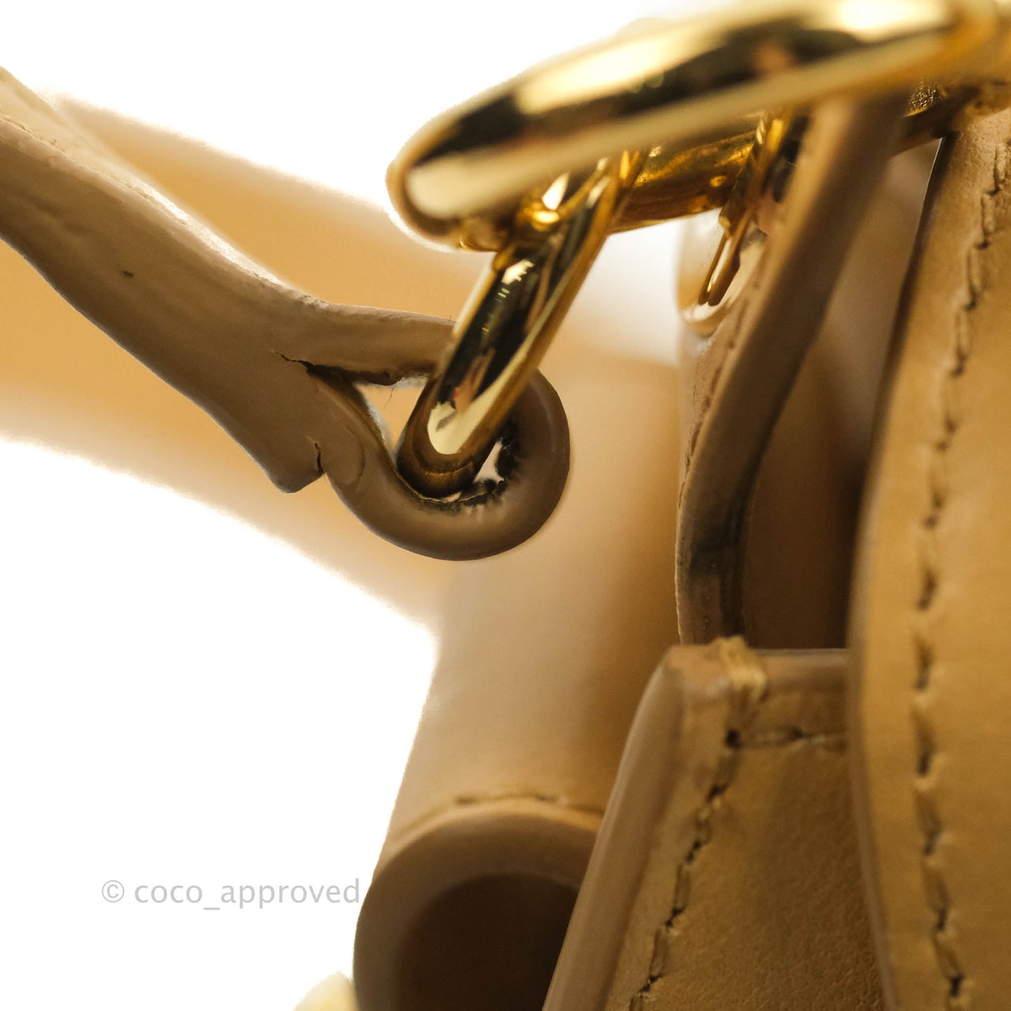 Chloé Small Tess Bag Beige Calfskin