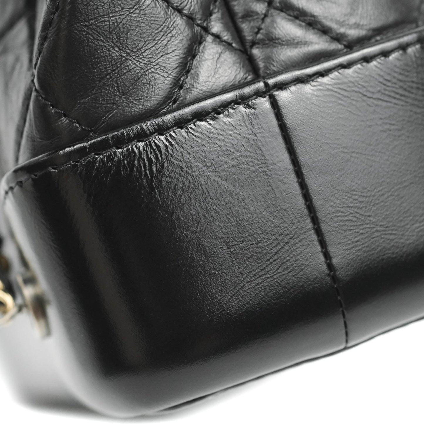 Chanel Small Gabrielle Backpack Black Aged Calfskin