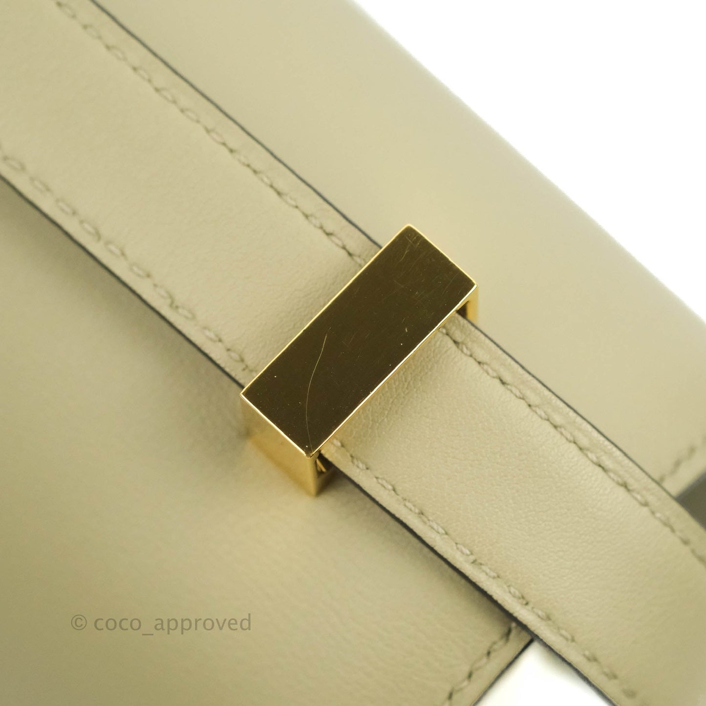 Hermès Constance III 24 Veau Swift Sauge Gold Hardware