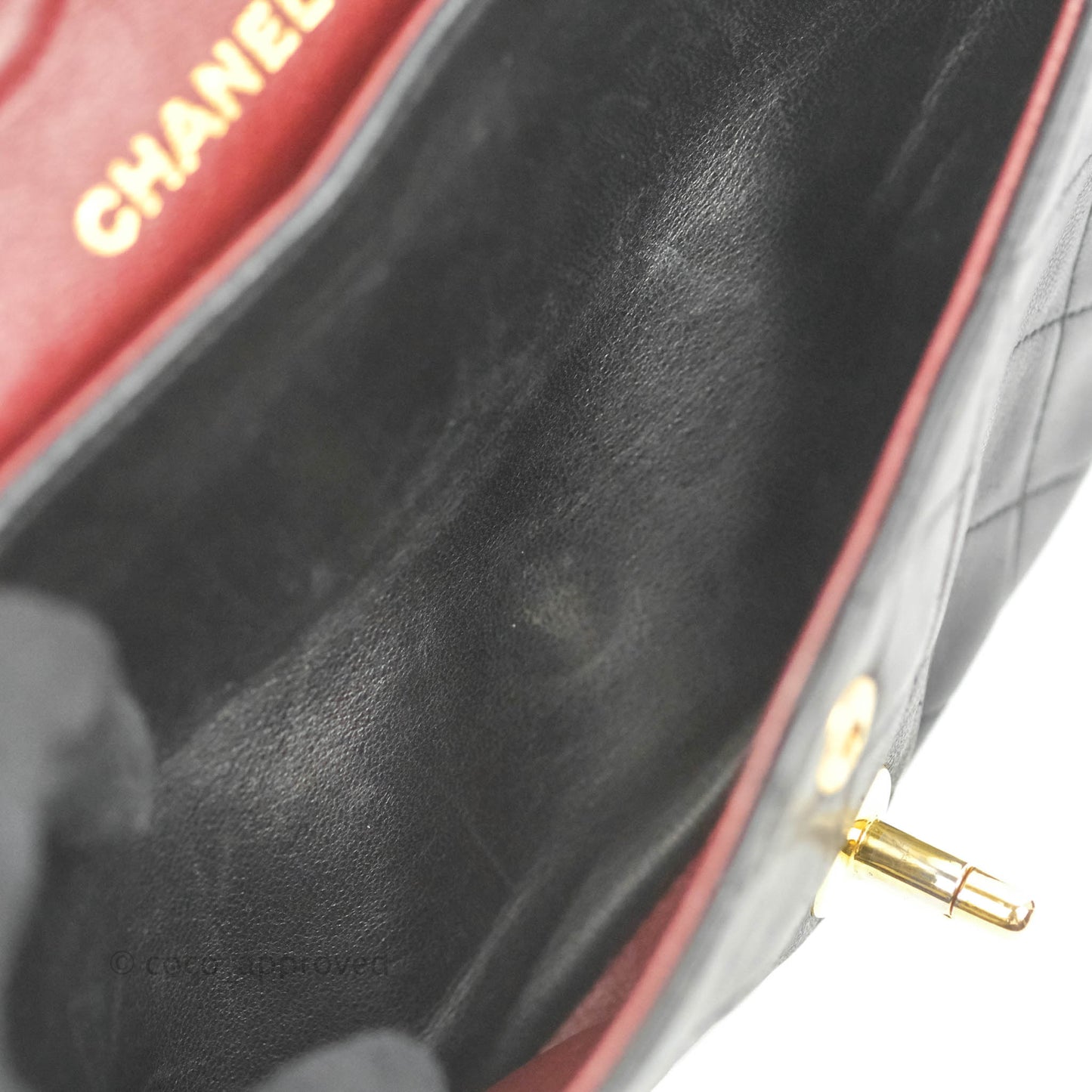 Chanel Classic Vintage Small Flap Black Lambskin 24K Gold Hardware