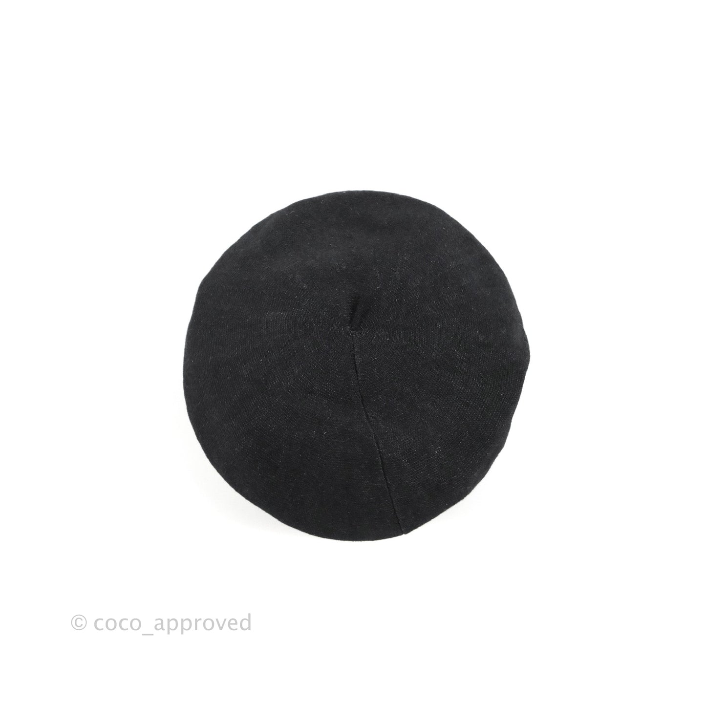 Christian Dior Beret Linen Black