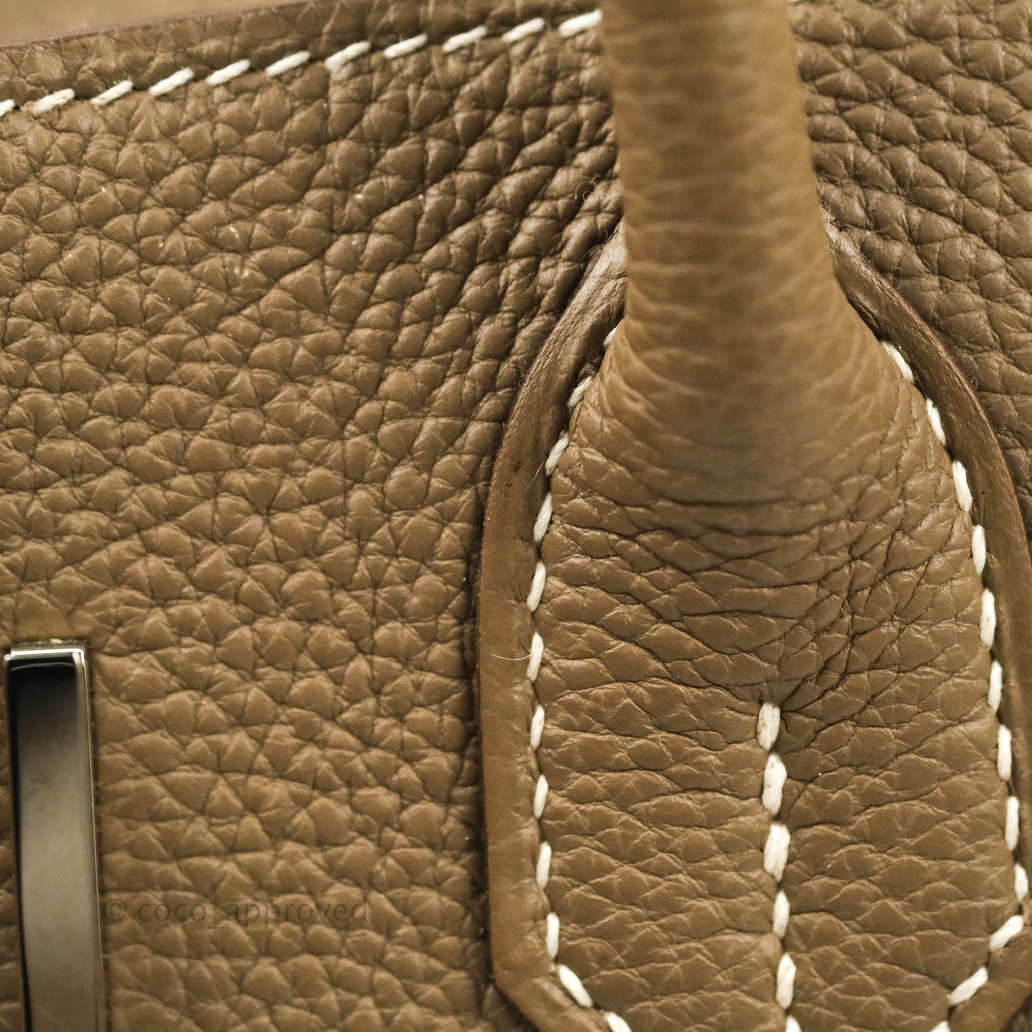 Hermès Birkin 30 Etoupe Togo Palladium Hardware