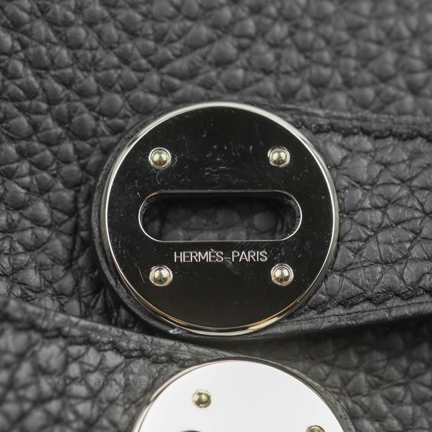 Hermès Lindy 30 Prunoir Clemence Palladium Hardware