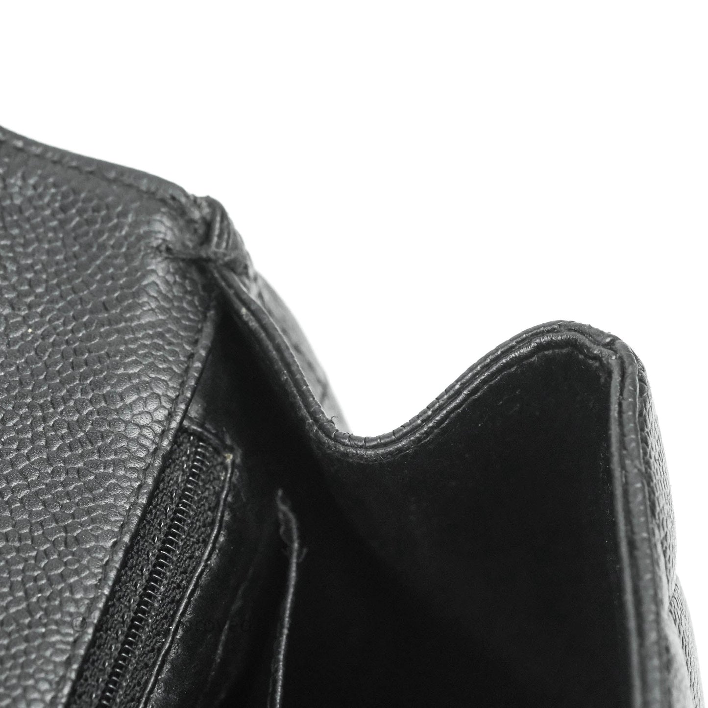 Chanel Jumbo Single Flap Black Caviar Silver Hardware