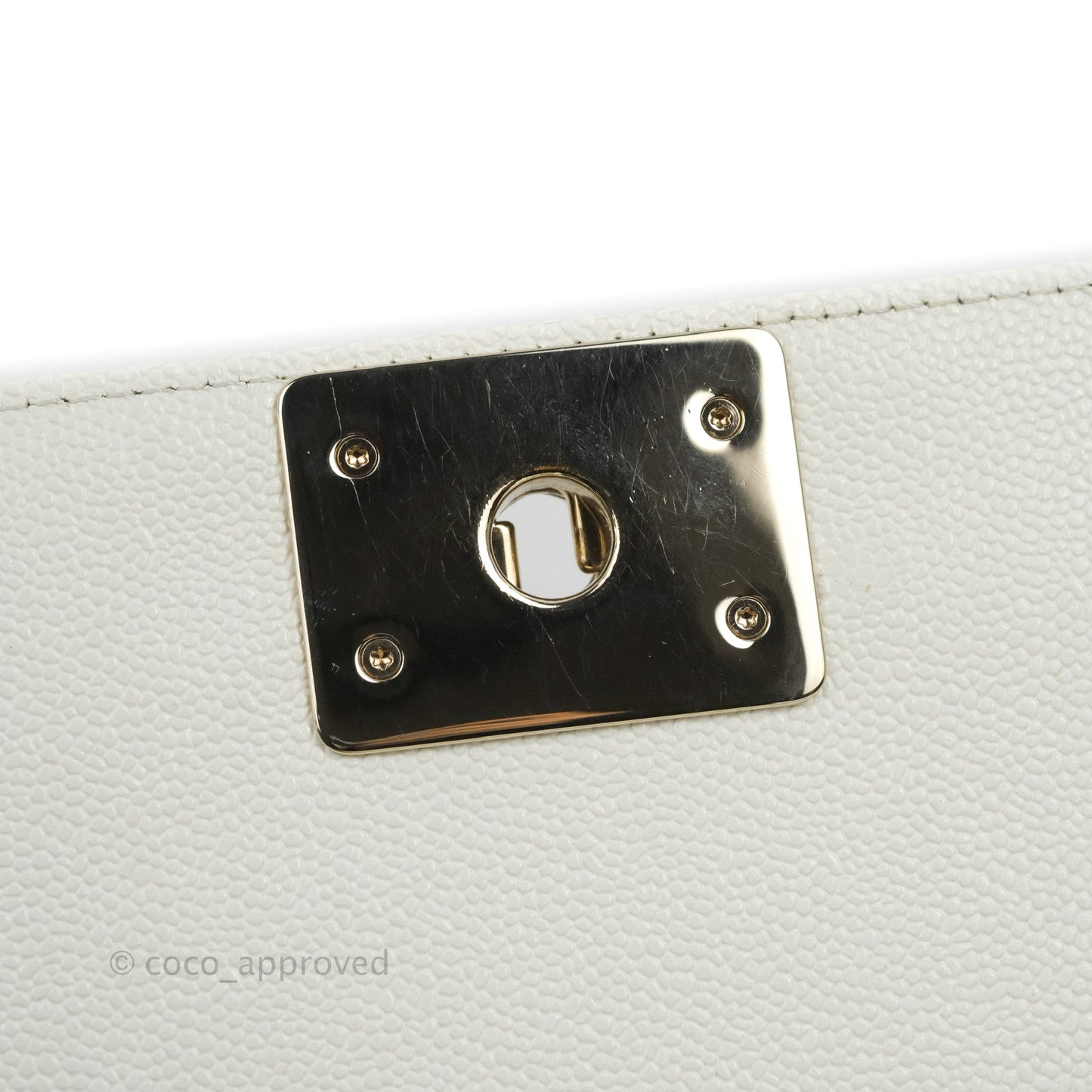 Chanel Quilted Medium Boy White Caviar Gold Hardware