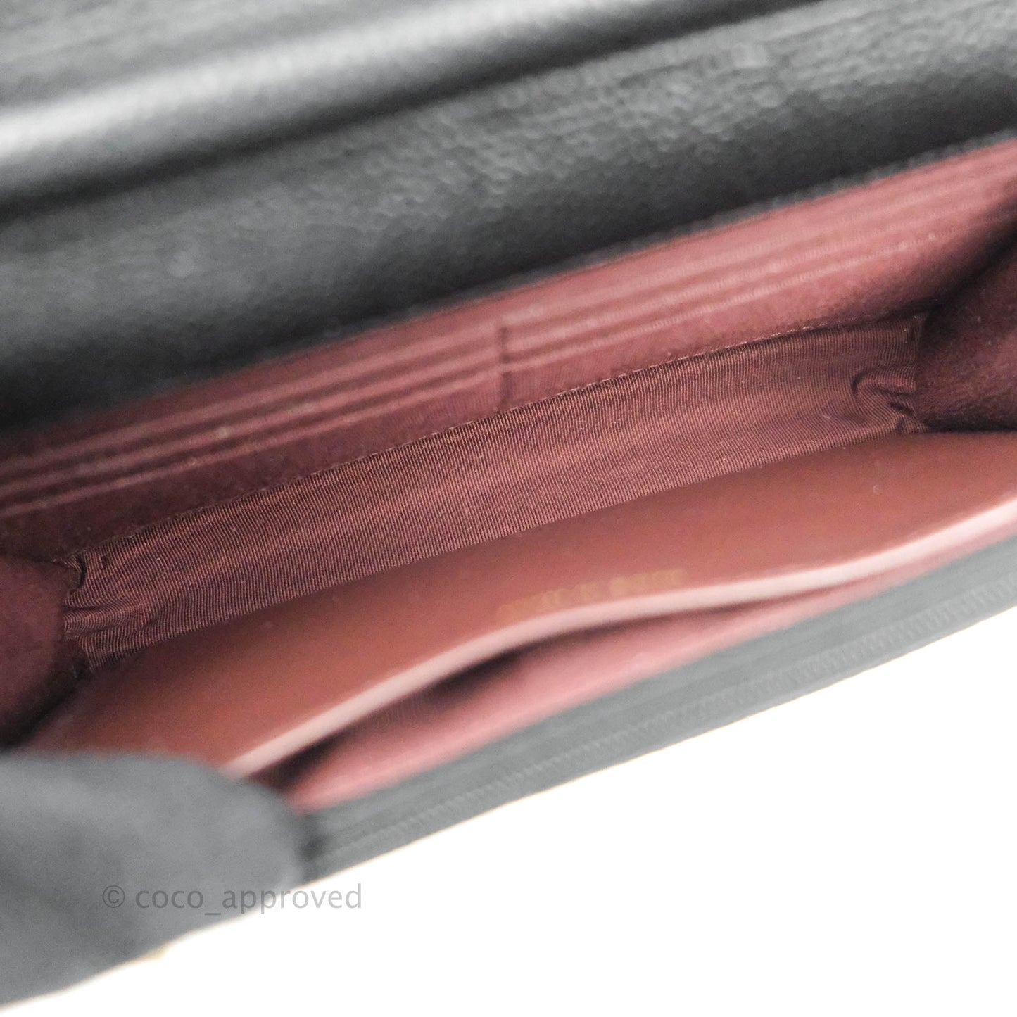 Chanel Quilted WOC Black Caviar Gold Hardware
