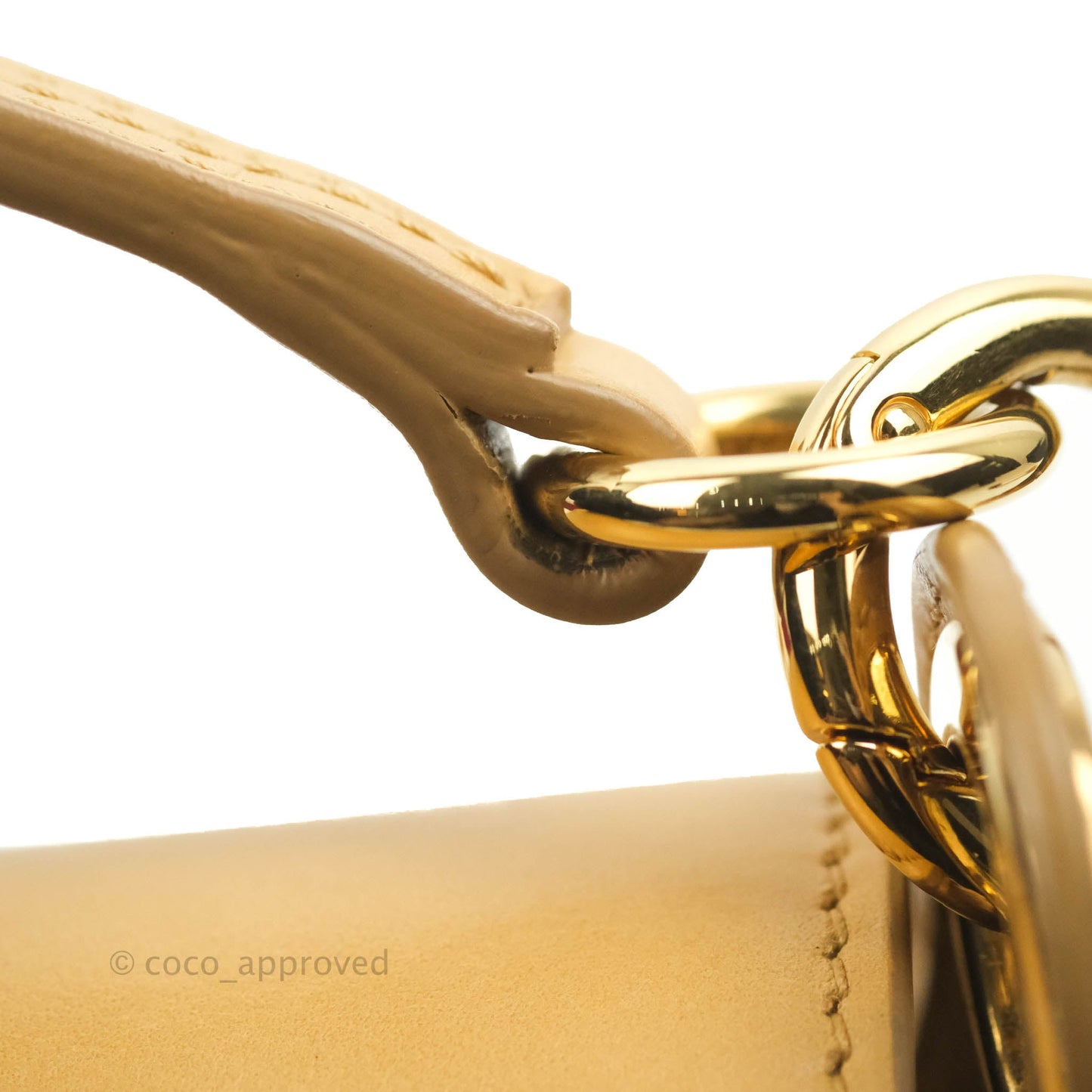Chloé Small Tess Bag Beige Calfskin