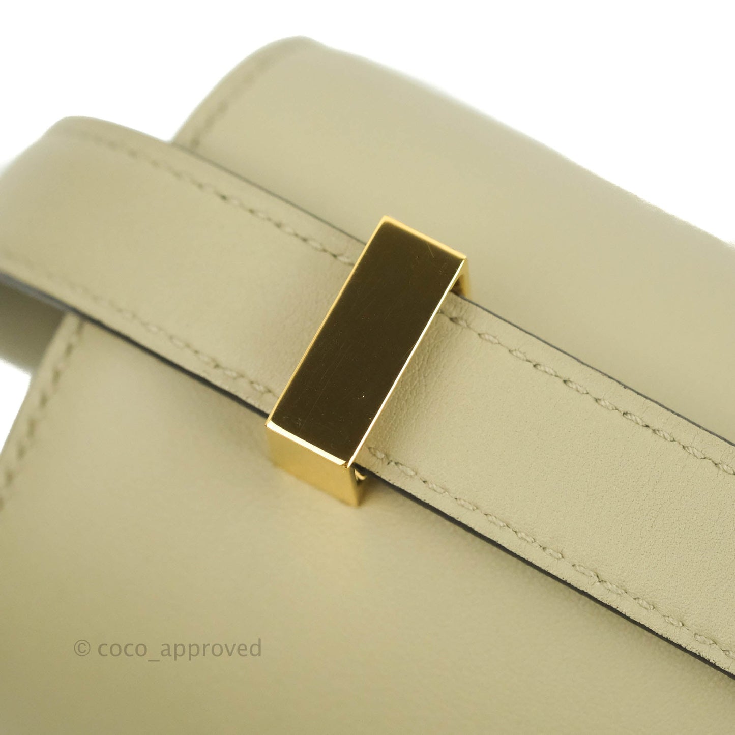 Hermès Constance III 24 Veau Swift Sauge Gold Hardware