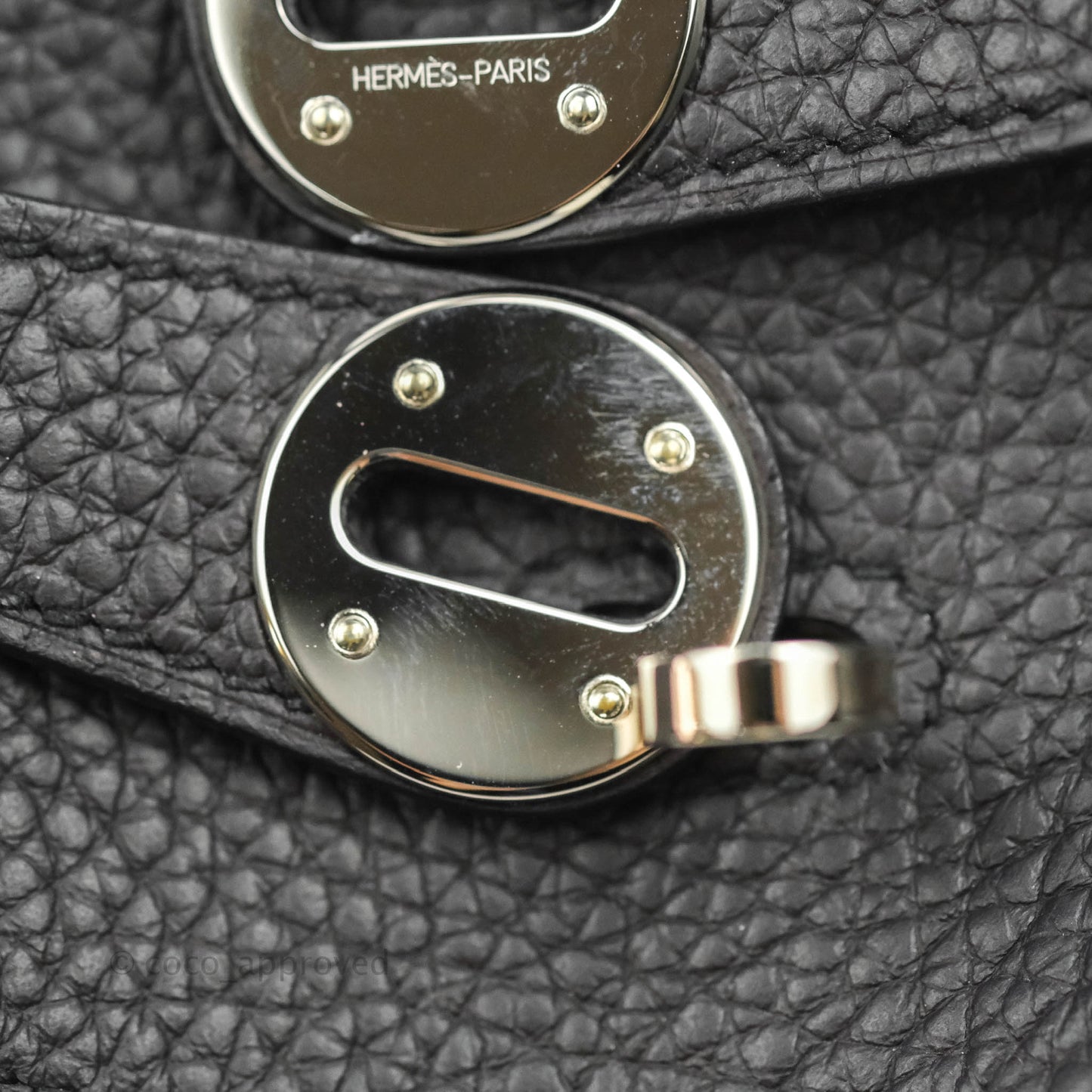 Hermès Lindy 30 Prunoir Clemence Palladium Hardware