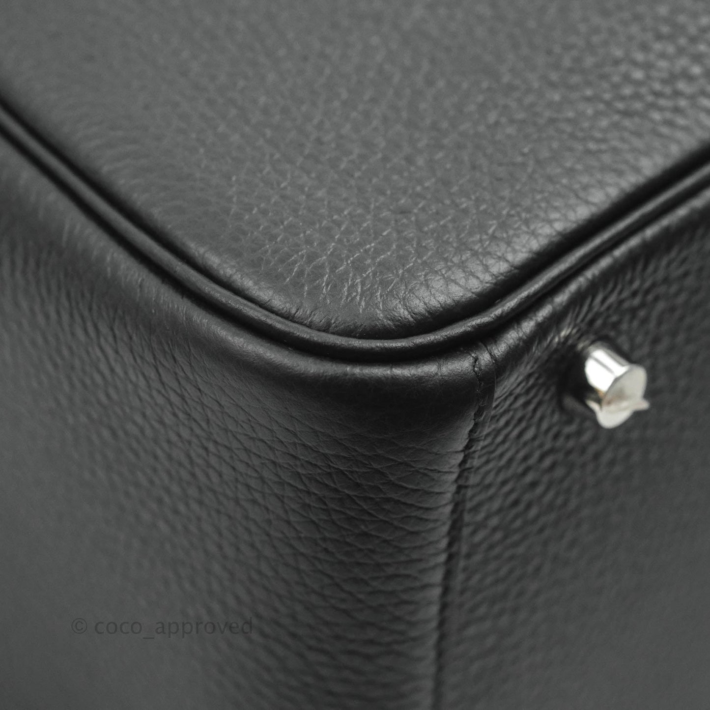 Hermès Lindy 30 Black TC Palladium Hardware