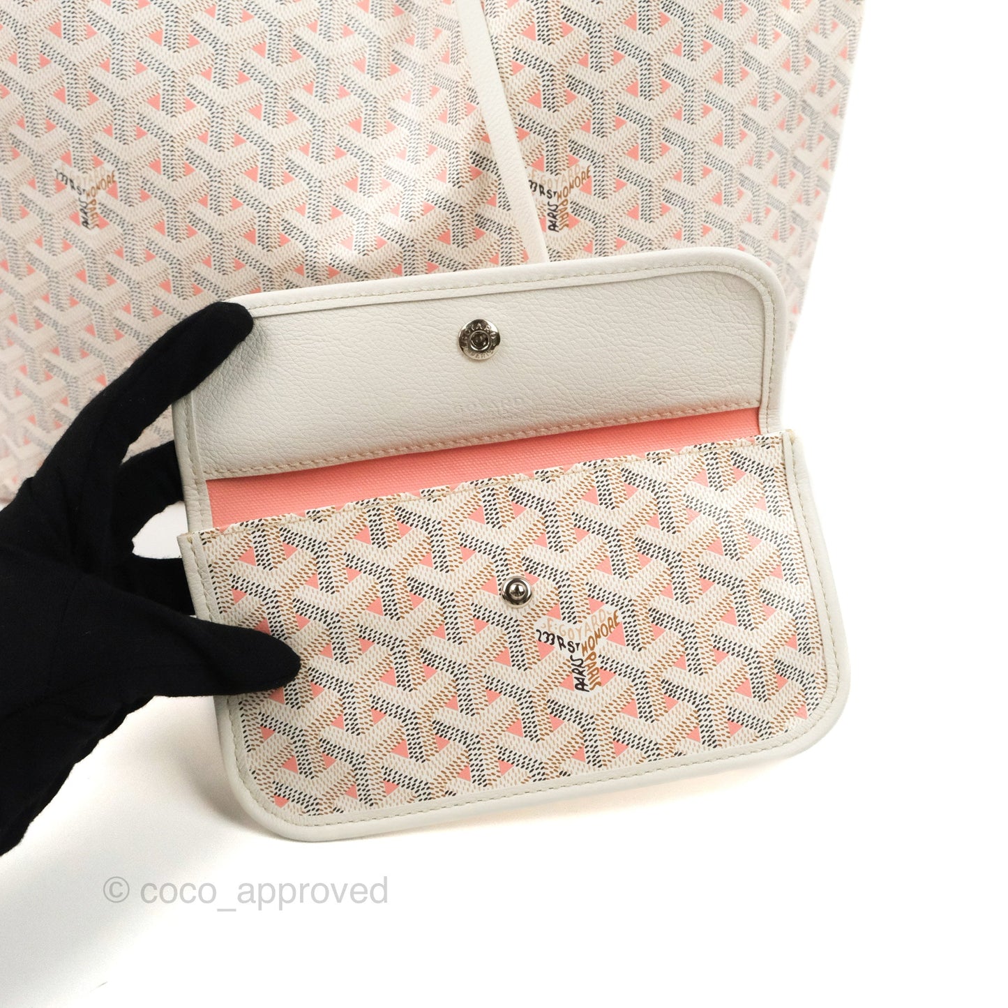 Goyard St Louis Claire Voie Black Ivory White PM⁣⁣⁣⁣⁣⁣⁣⁣⁣⁣⁣⁣⁣⁣⁣⁣⁣⁣⁣⁣