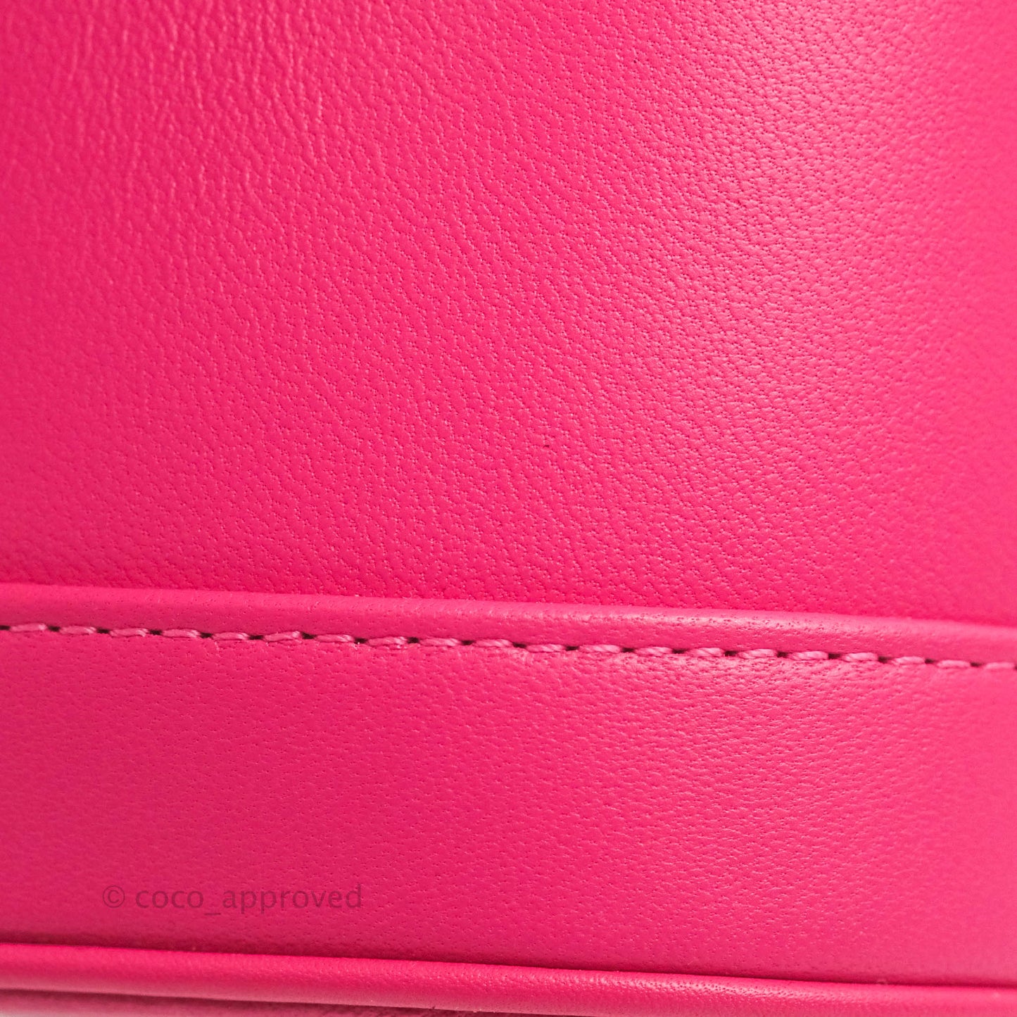 Chanel CC Mania Vanity Case Pink Lambskin Gold Hardware