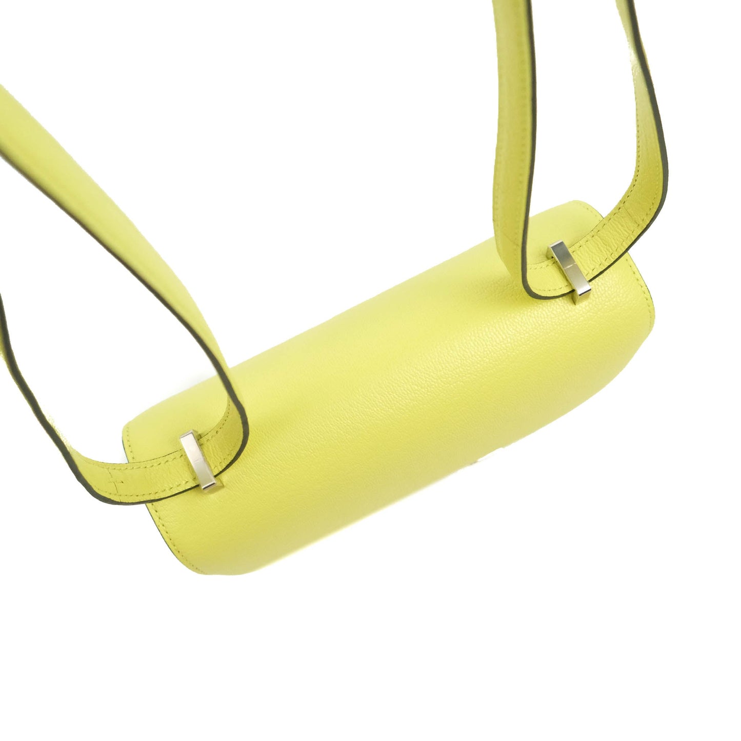 Hermès Constance Mini 18cm R9 Jaune Bourgeon Chevre Mysore Palladium Hardware