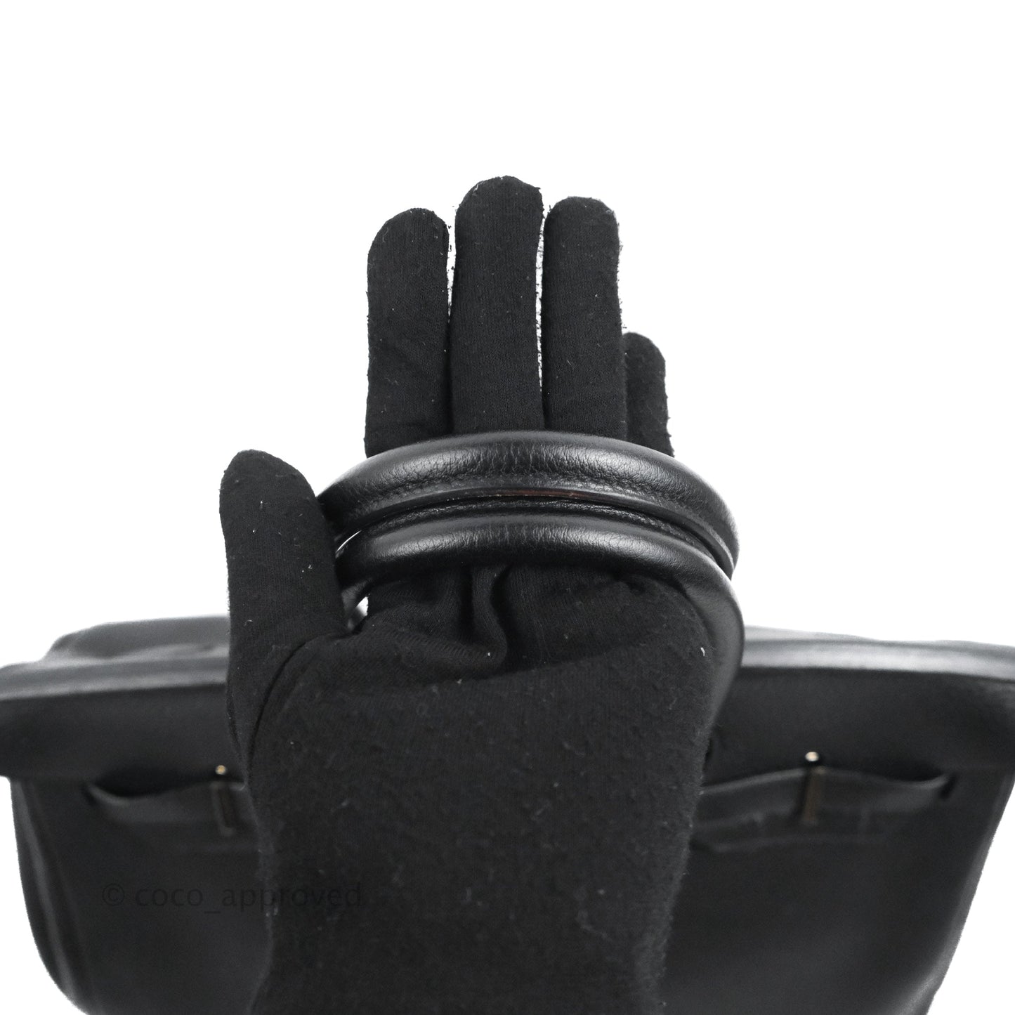 Hermès Retourne Birkin 35 Black Togo Palladium Hardware
