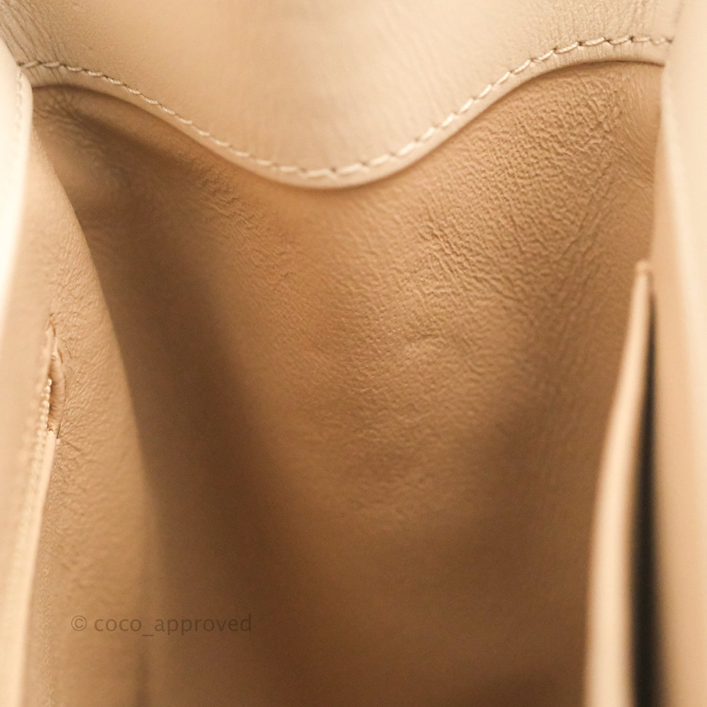 Chanel Quilted Medium Business Affinity Flap Light Beige Caviar Gold Hardware