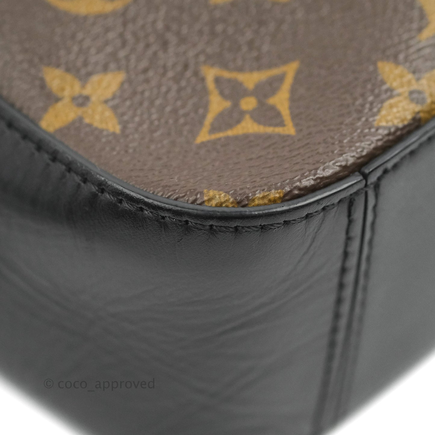 Louis Vuitton Saintonge Crossbody Bag Monogram Black