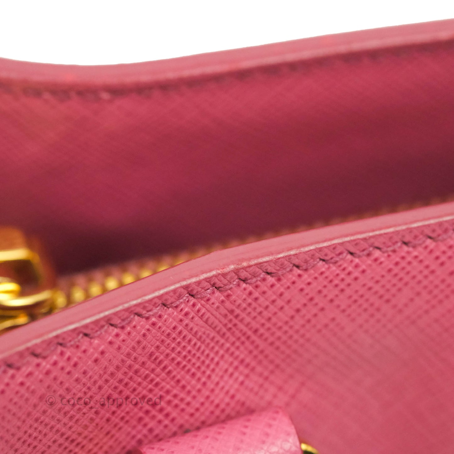 Prada Medium Saffiano Lux Bruyere Galleria Bag