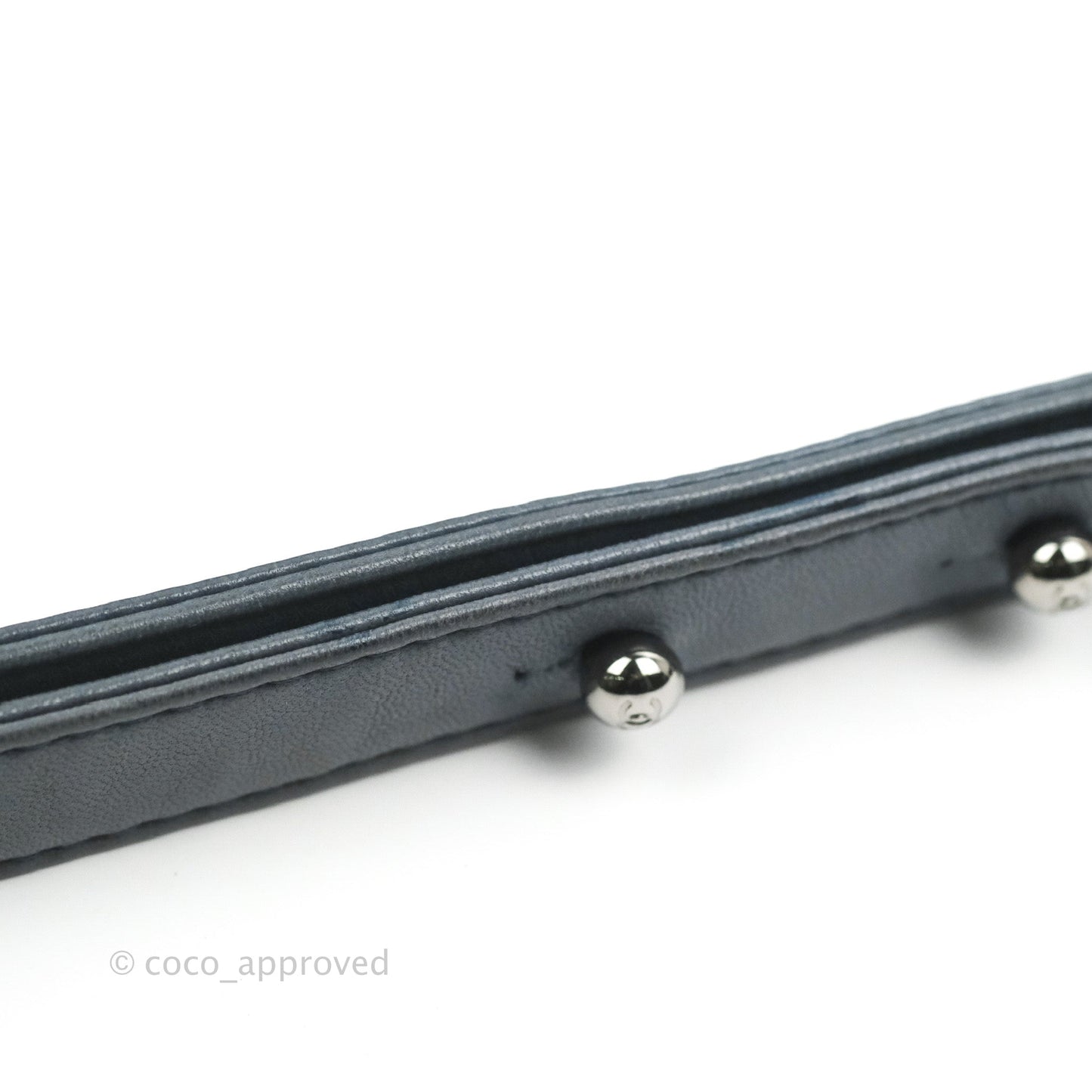 Chanel Boy Clutch With Chain Lambskin Dark Silver Hardware