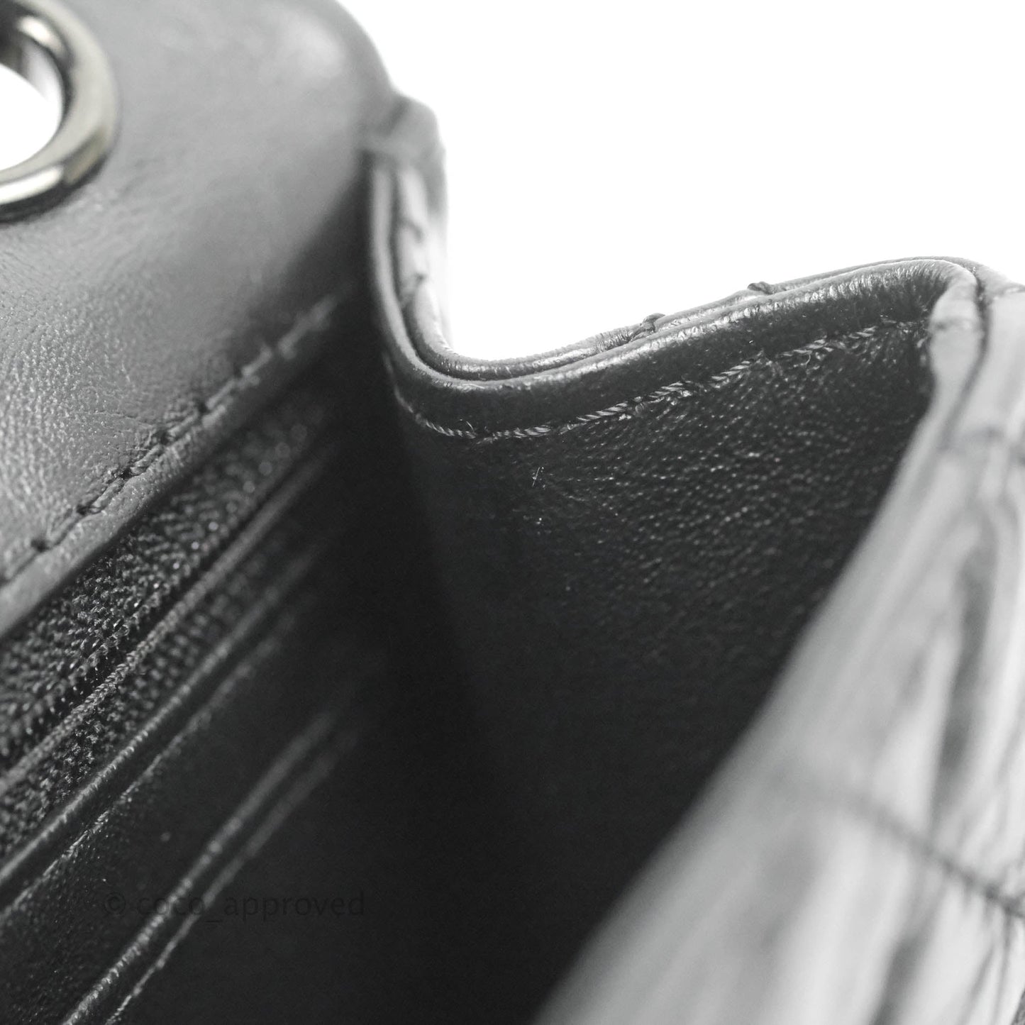 Chanel Mini Reissue 224 So Black Aged Calfskin Black Hardware