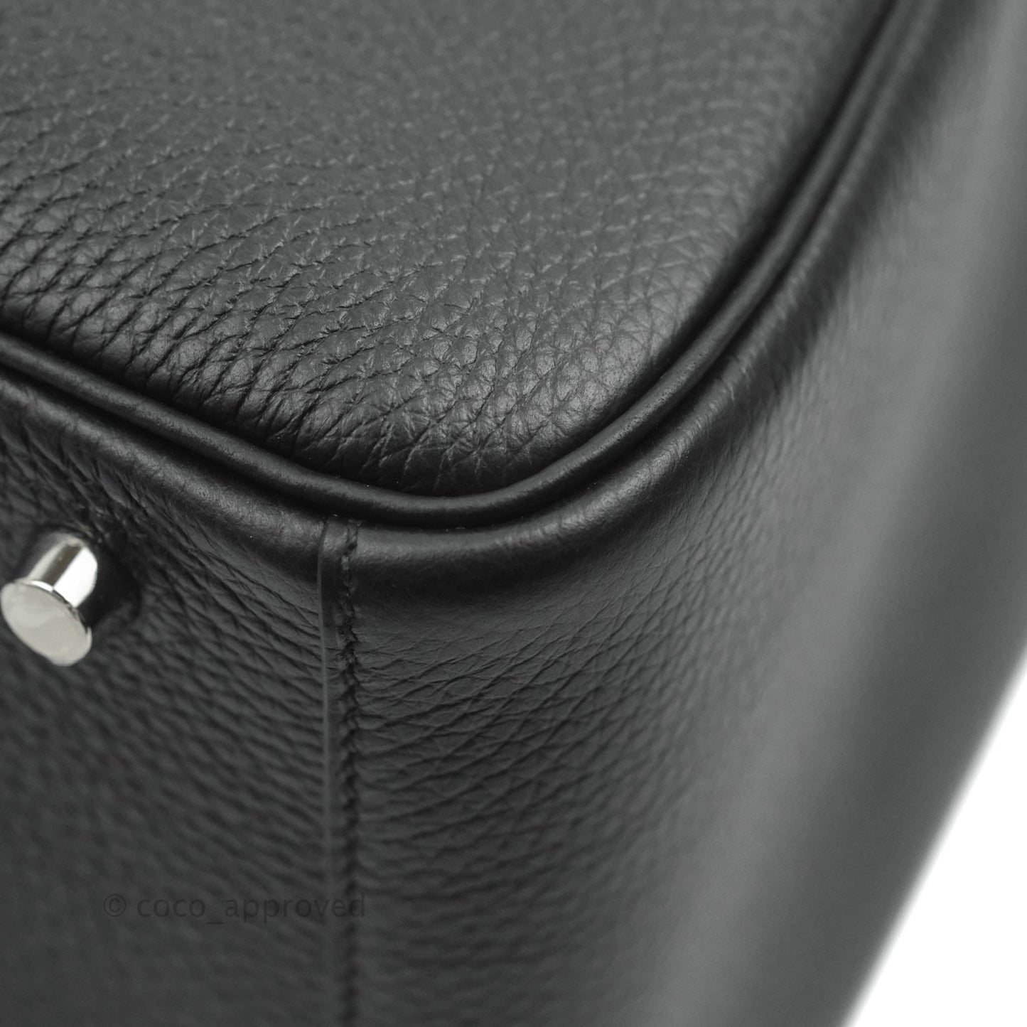 Hermès Lindy 30 Black TC Palladium Hardware
