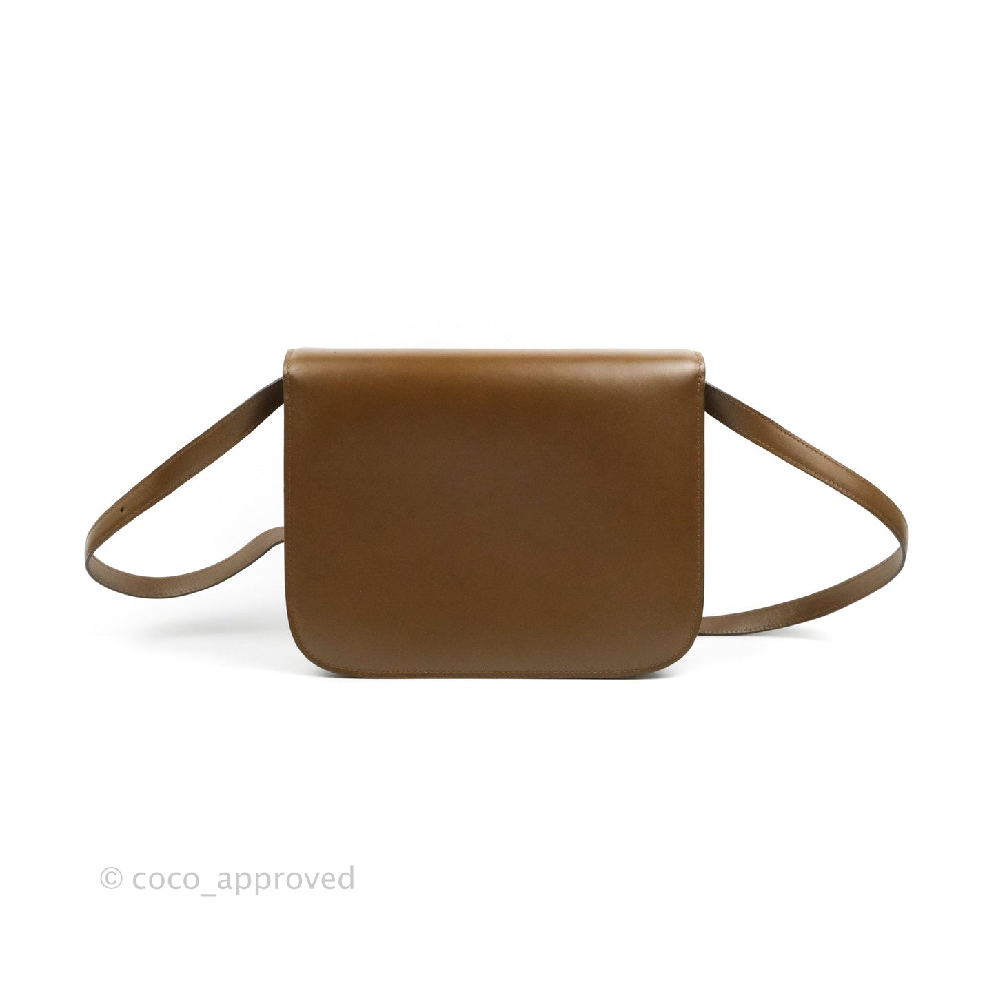 Celine Medium Classic Box Flap Caramel Calfskin