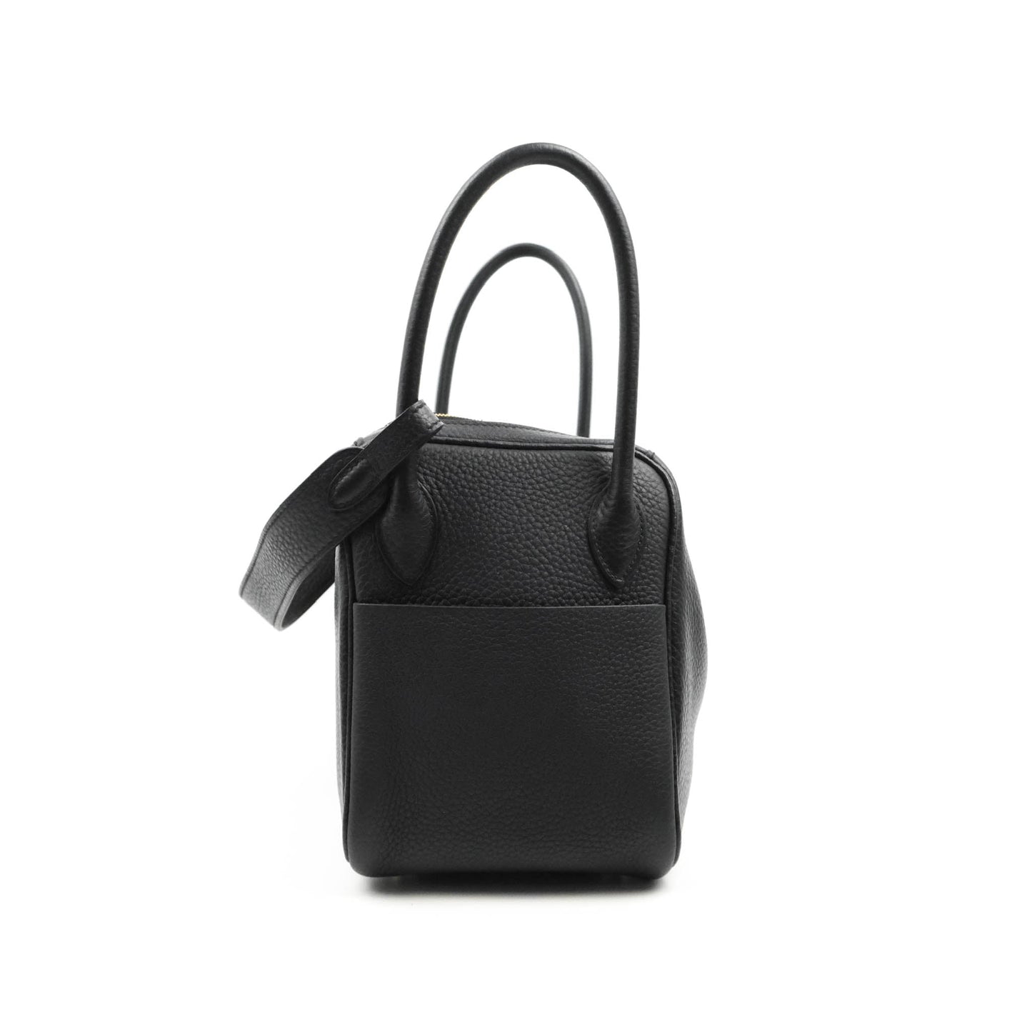 Hermès Lindy 26 Taurillion Clemence Black Gold Hardware