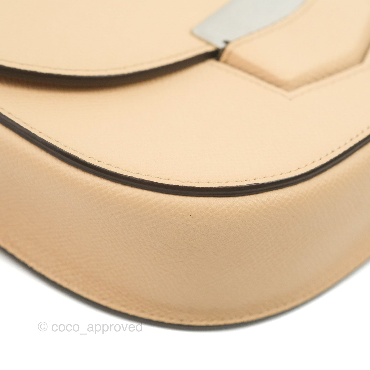 Celine Small Trotteur Crossbody Bag Grained Calfskin Powder