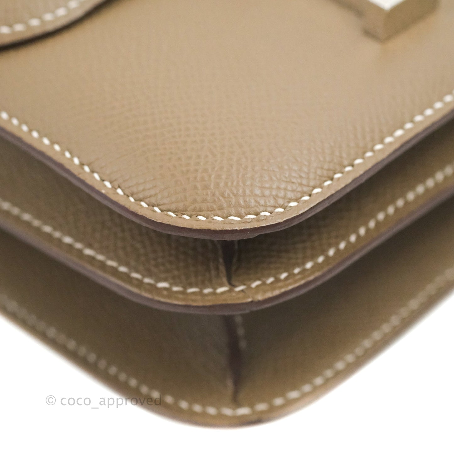 Hermès Constance Mini 18cm Etoupe Epsom Palladium Hardware