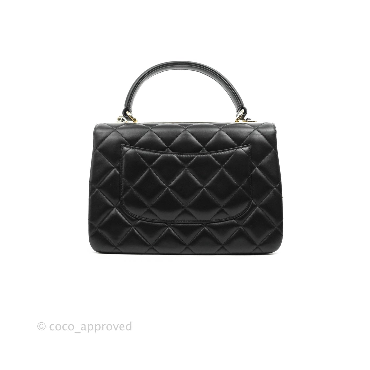 Chanel Trendy CC Small Black Lambskin Gold Hardware