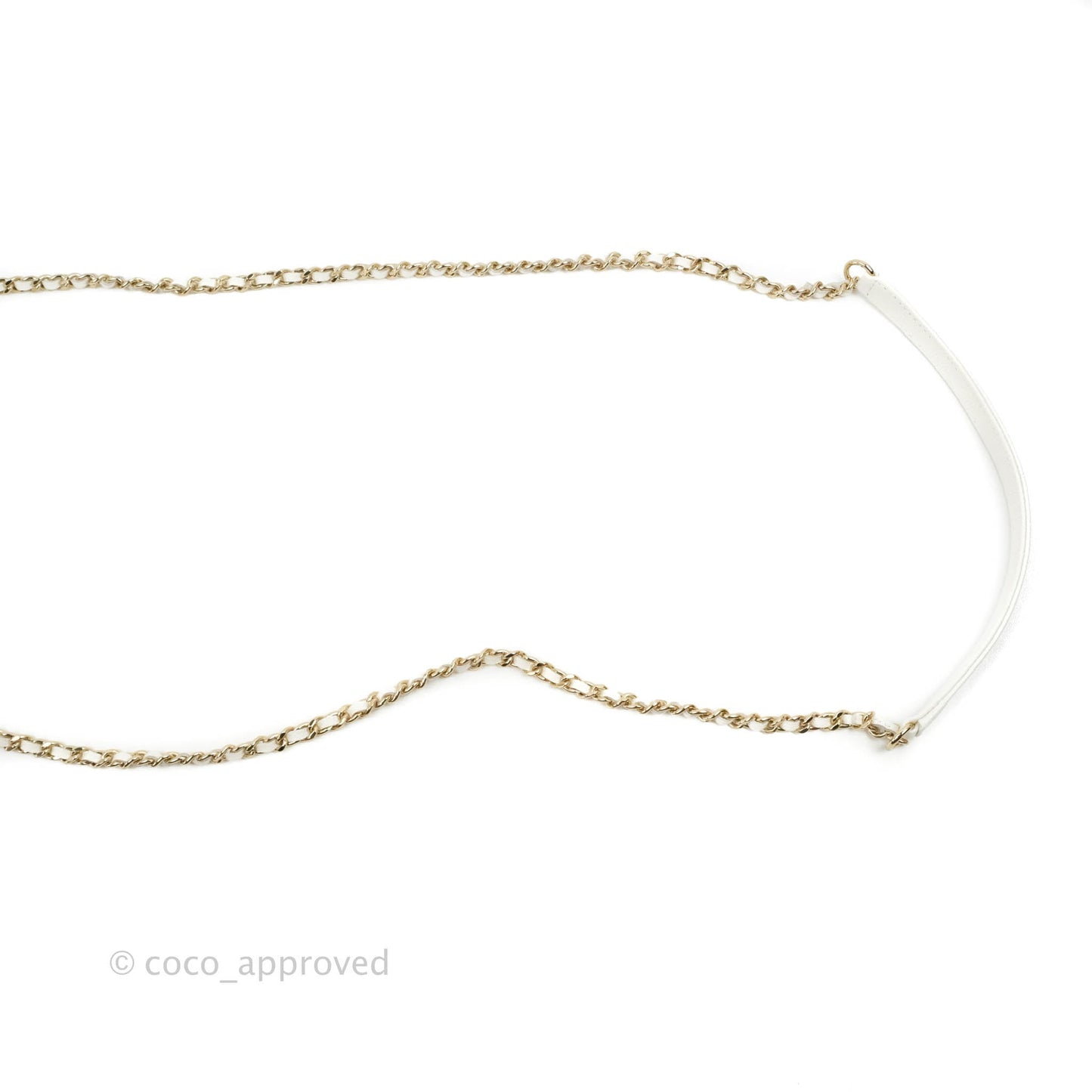 Chanel Business Affinity Clutch With Chain White Caviar Gold Hardware