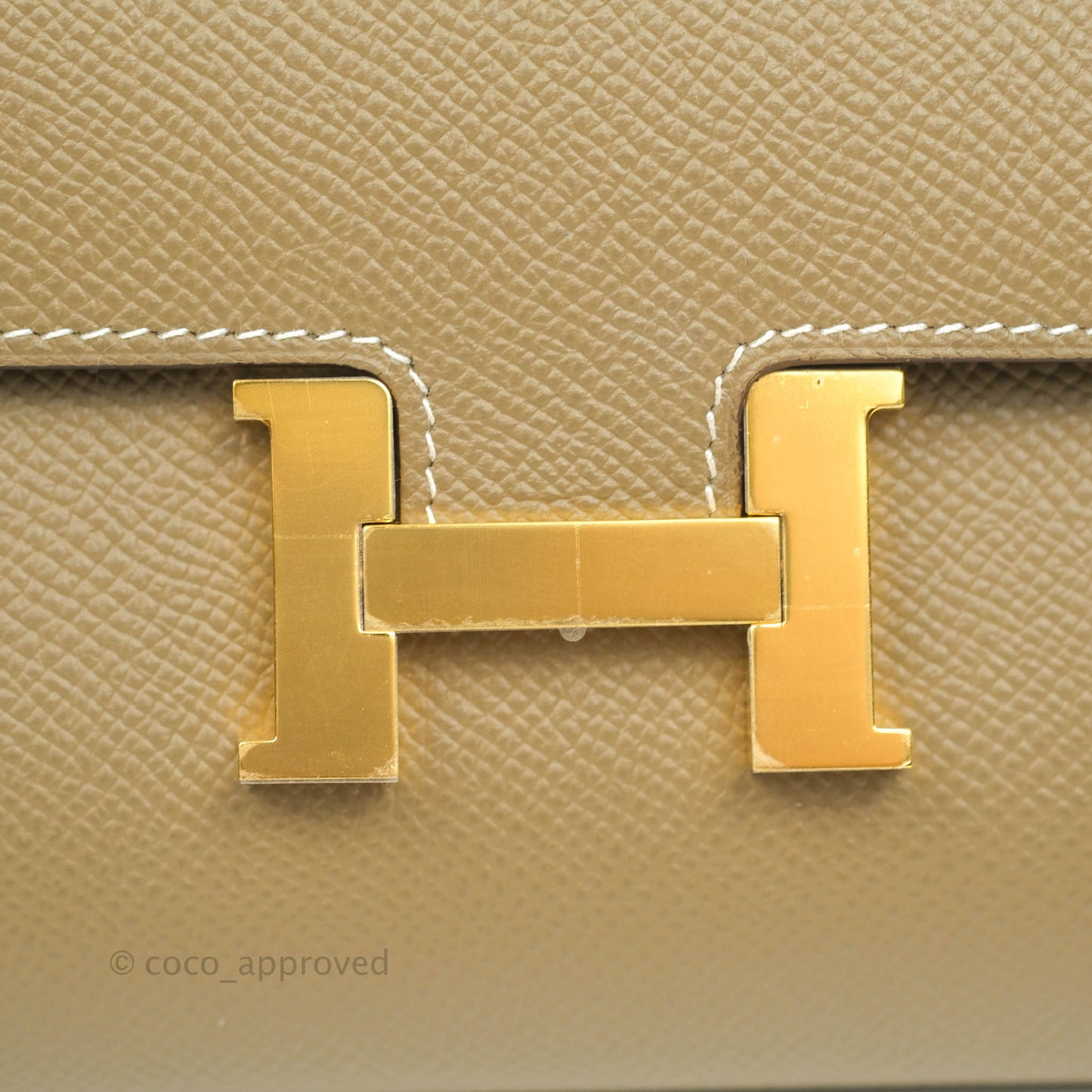 Hermès Constance Long To Go Wallet Epsom Gold Hardware