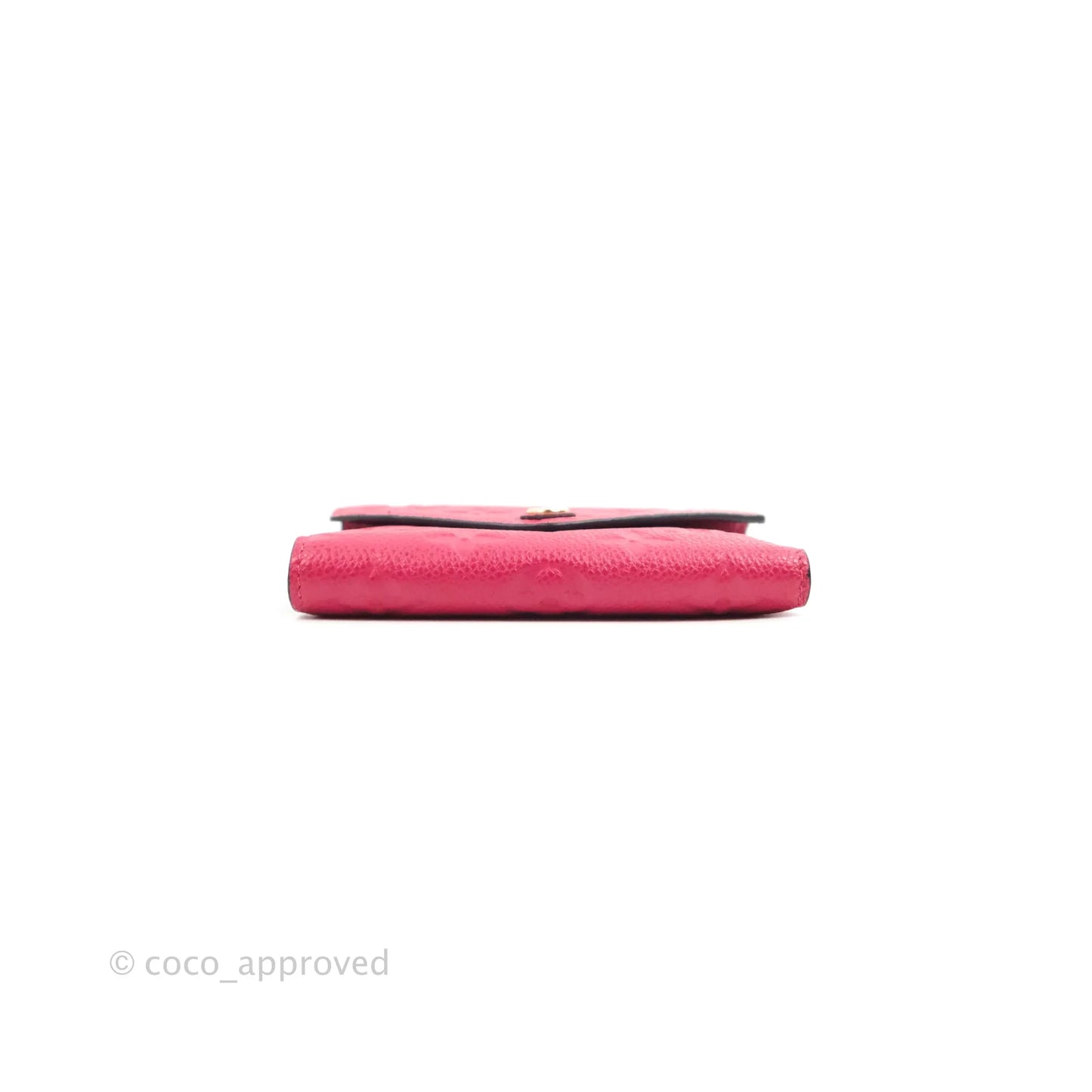 Louis Vuitton Victorine Empreinte Monogram Wallet Dark Pink