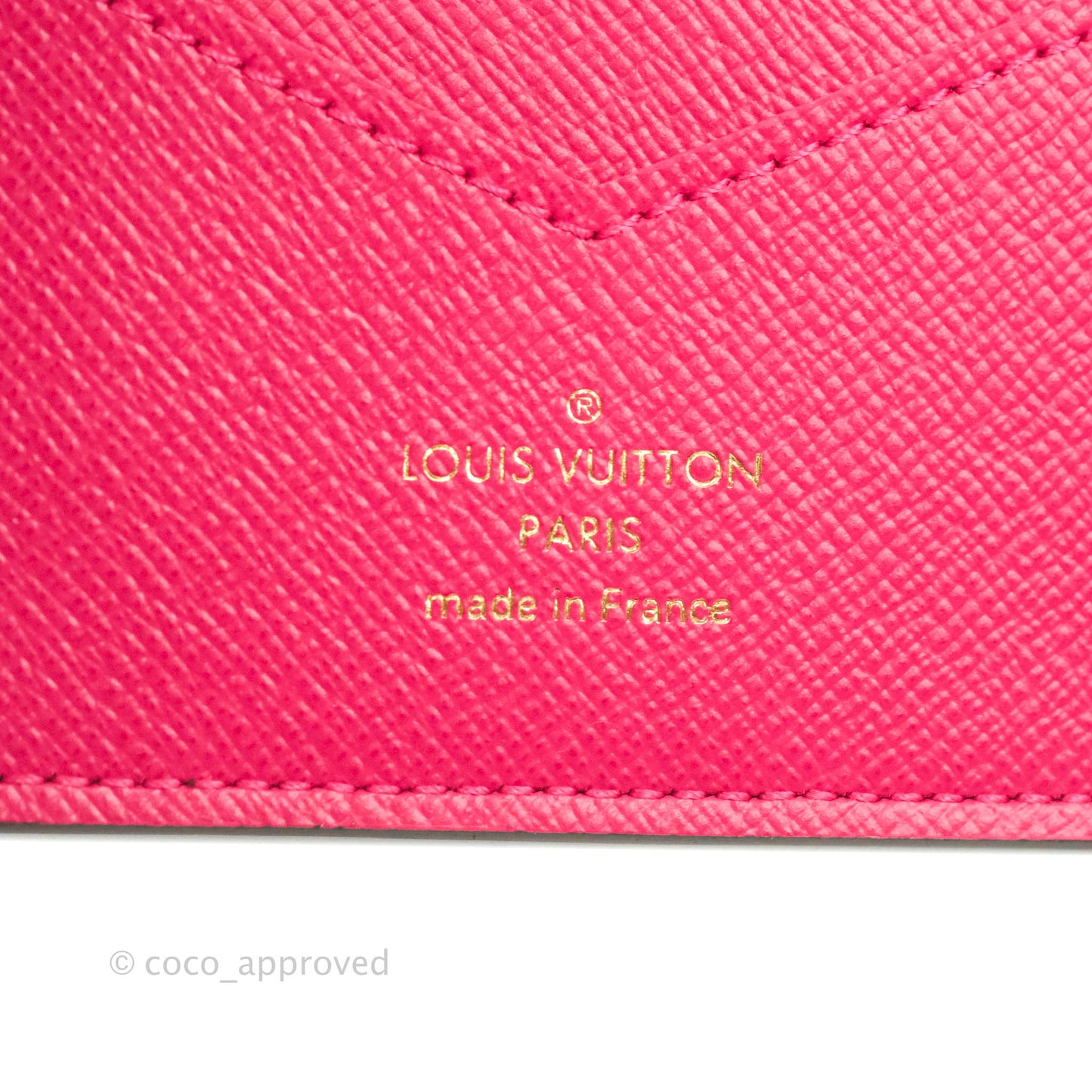 Louis Vuitton Monogram Christmas Animation Hollywood Passport Cover Fuchsia 2021