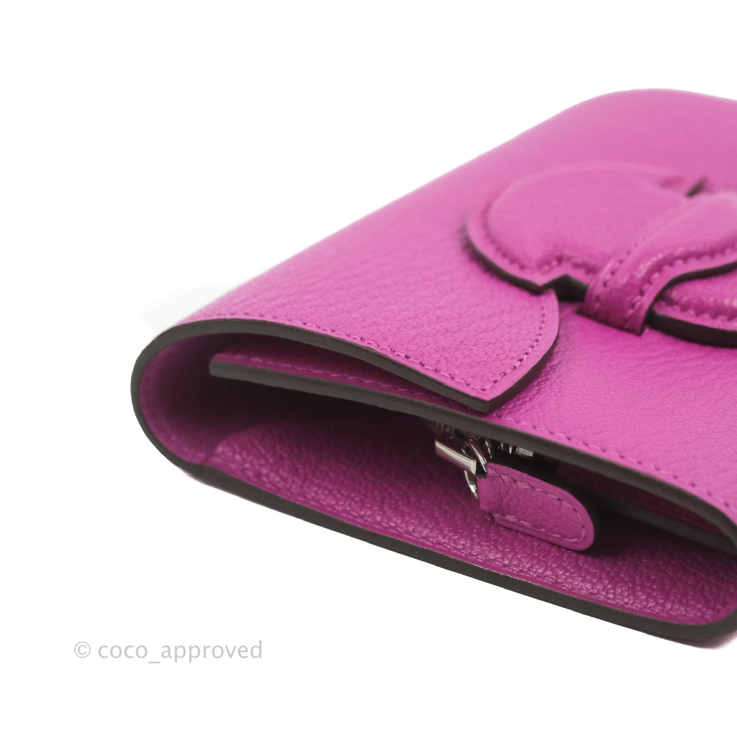 Hermes Portefeuille 1938-12 Magnolia Chevre Mysore