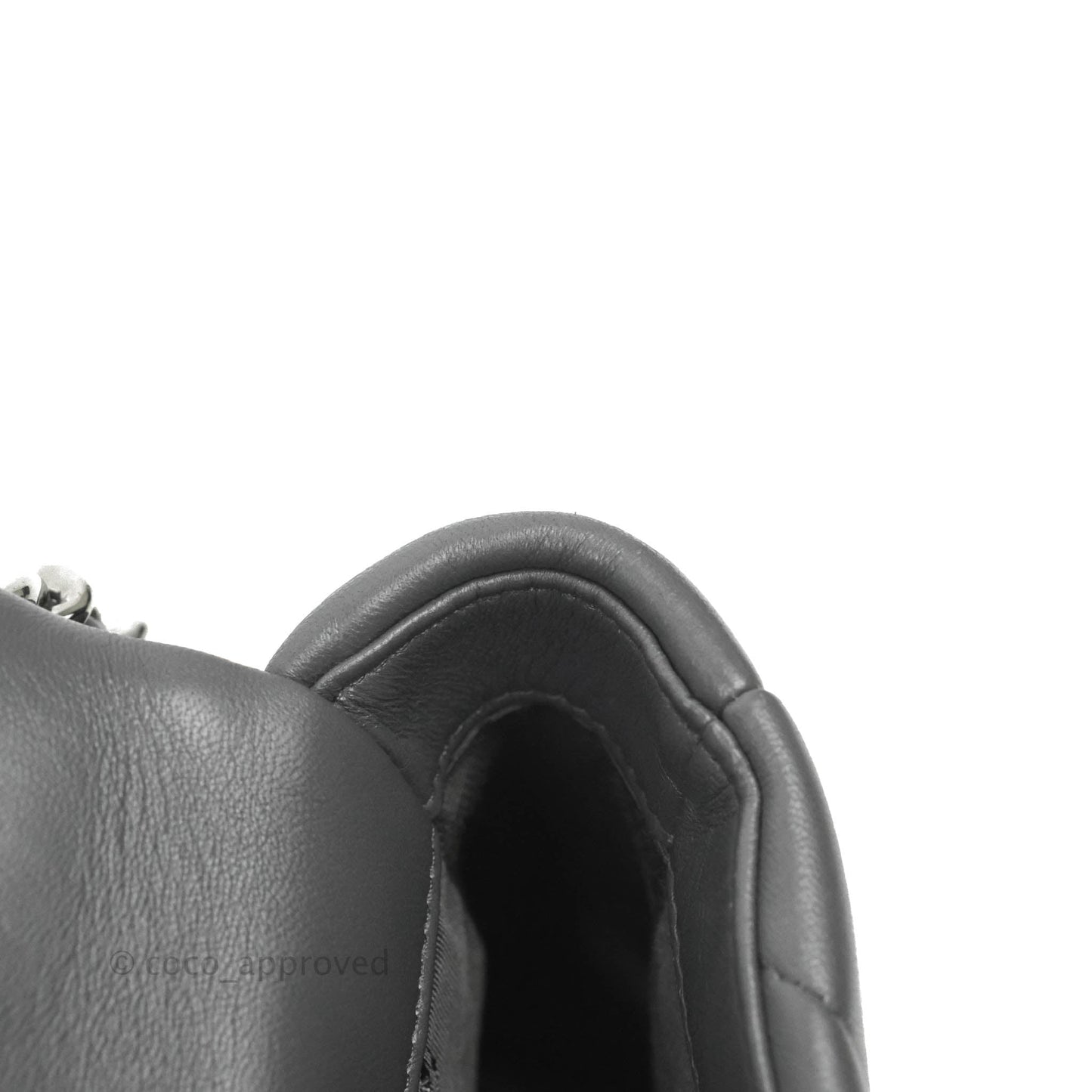 Chanel 19 Small Dark Grey Mixed Hardware