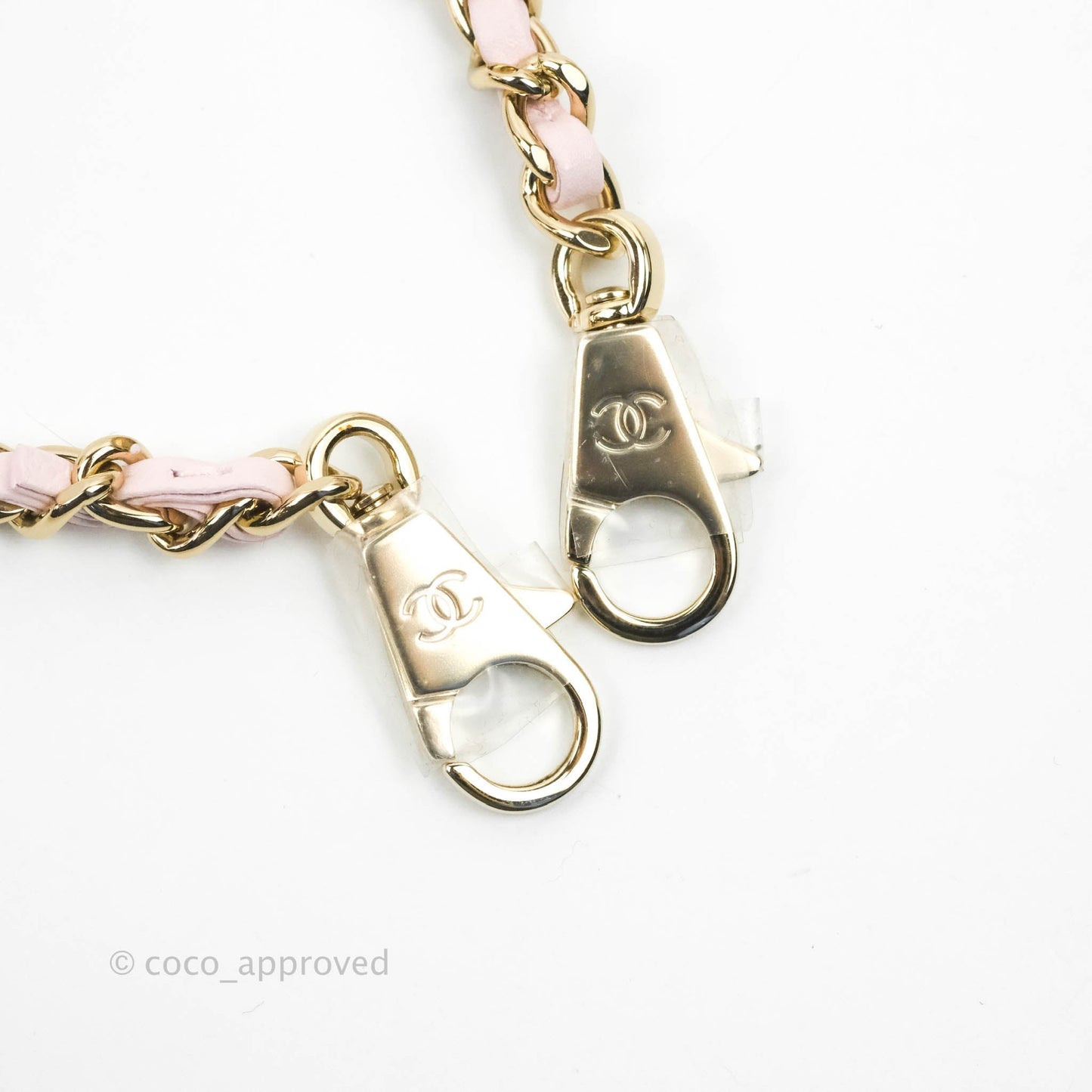 Chanel Mini Coco Handle Quilted Light Pink Caviar Gold Hardware