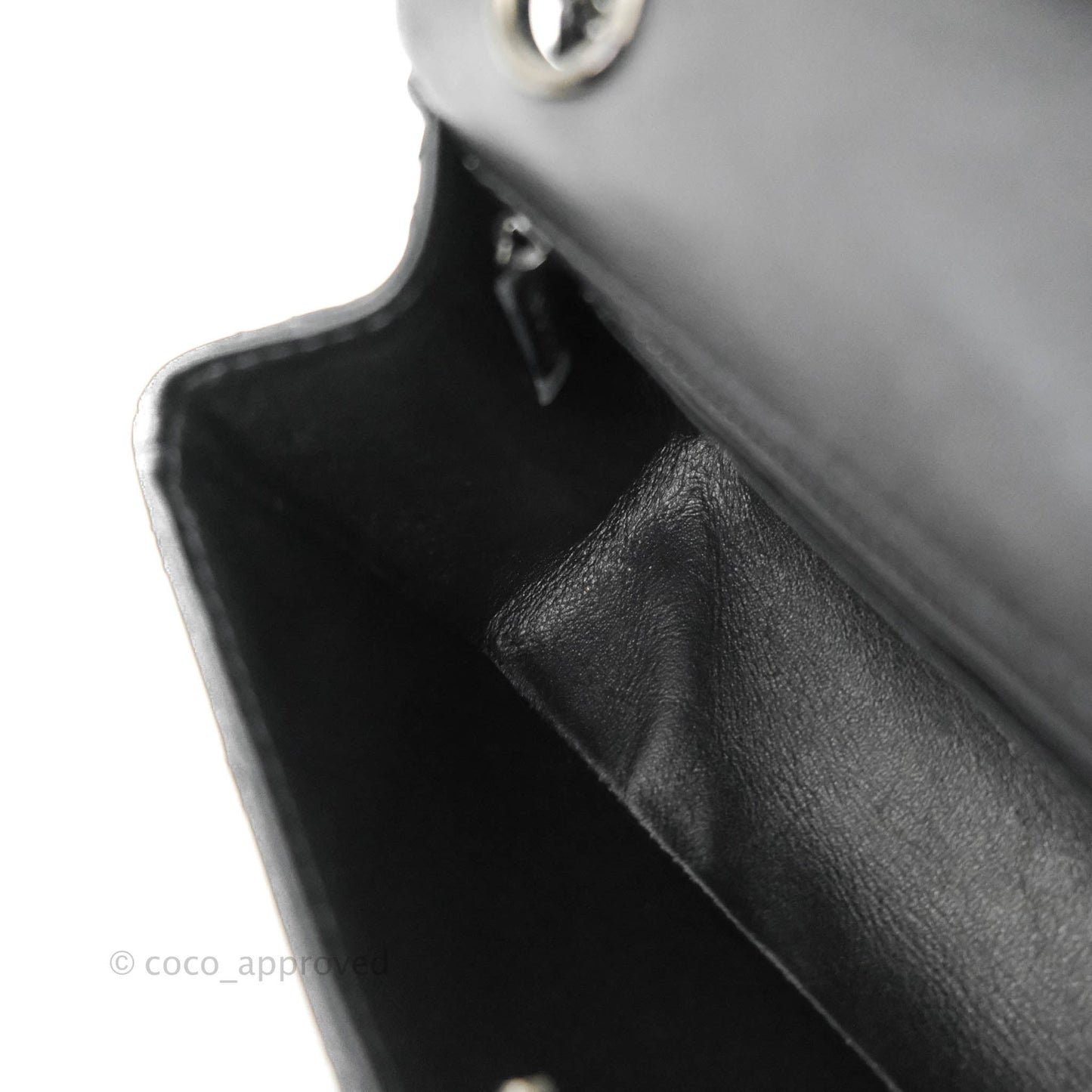 Chanel Mini Reissue 224 So Black Aged Calfskin Black Hardware