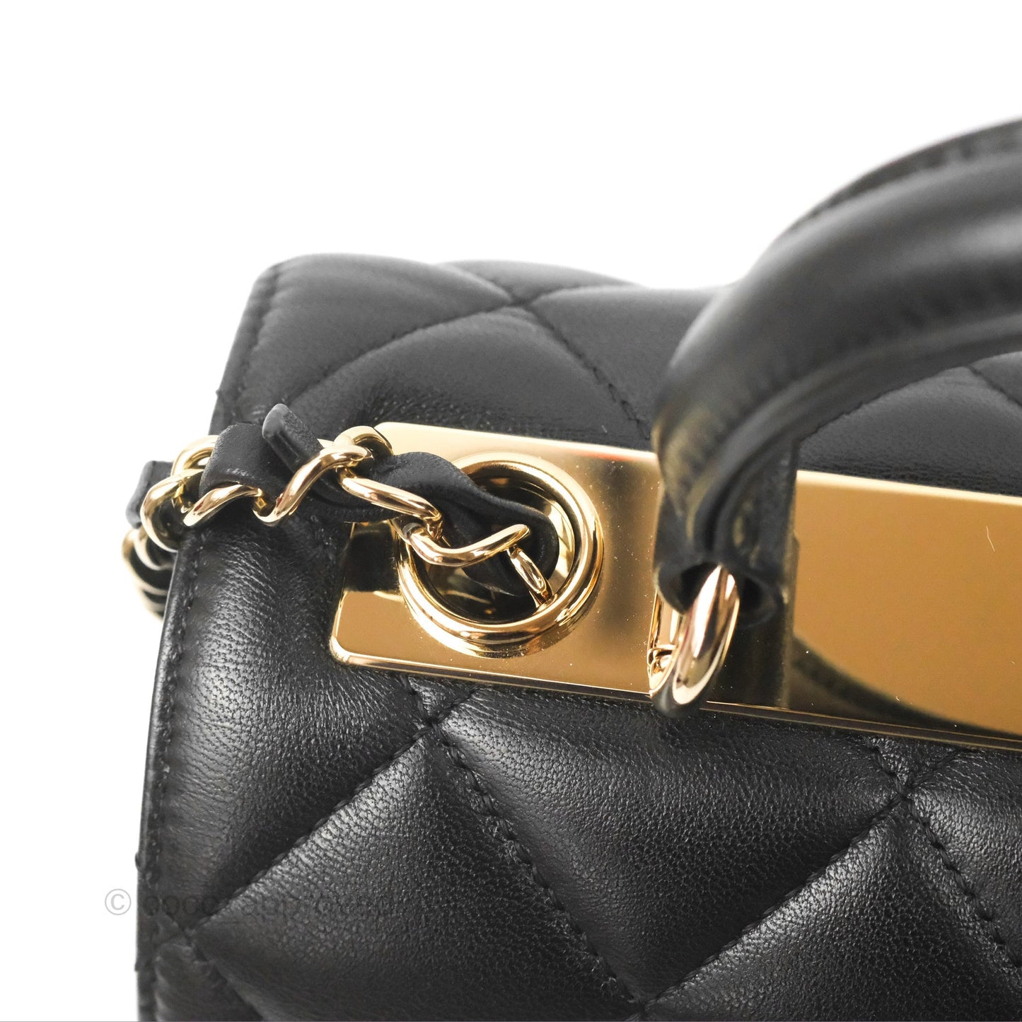 Chanel Trendy CC Small Black Lambskin Gold Hardware