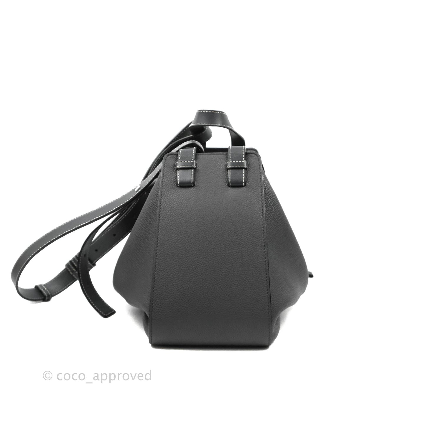 Loewe Hammock Small Asphalt Grey Shoulder Bag