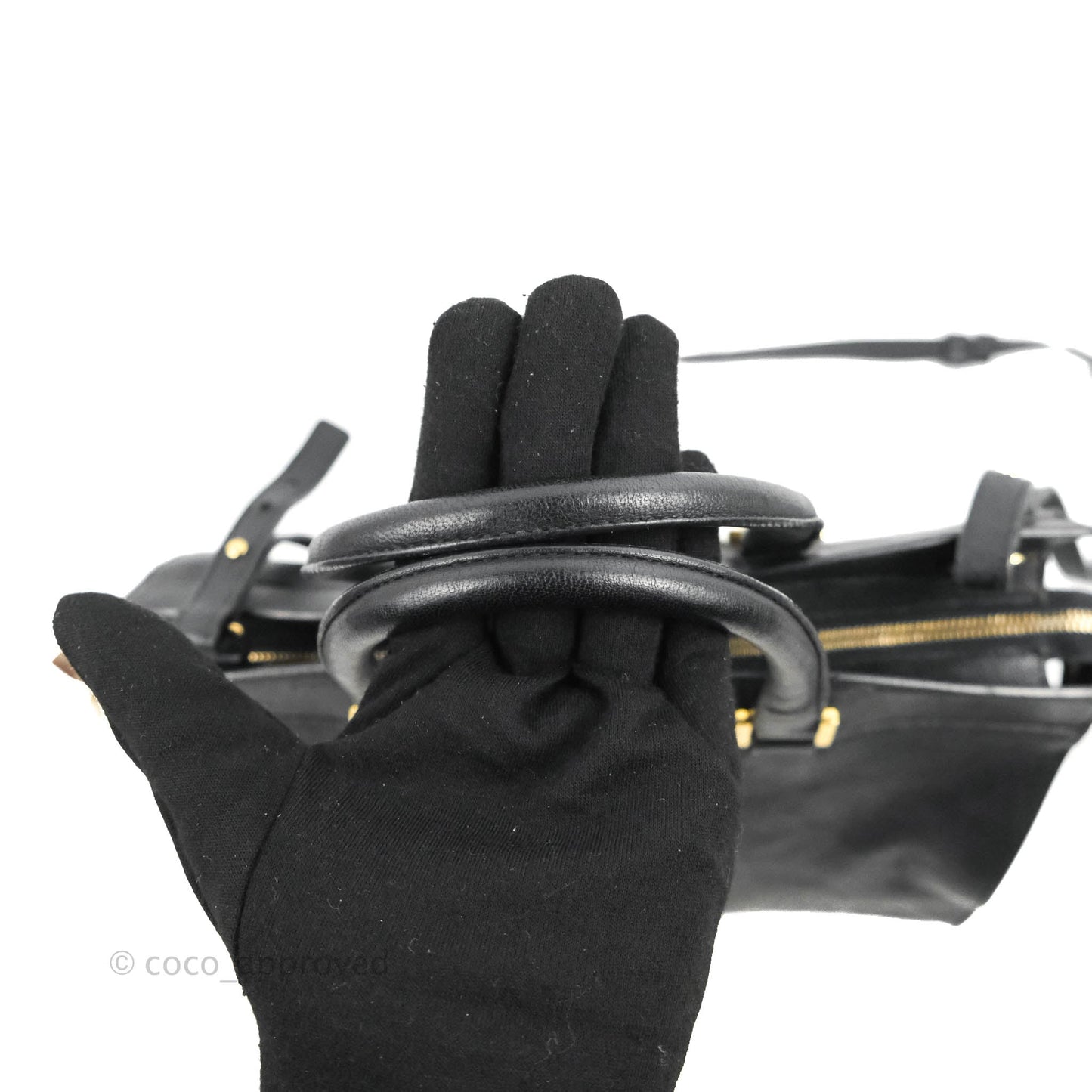 Saint Laurent Cabas Chyc Dark Navy Gold Hardware