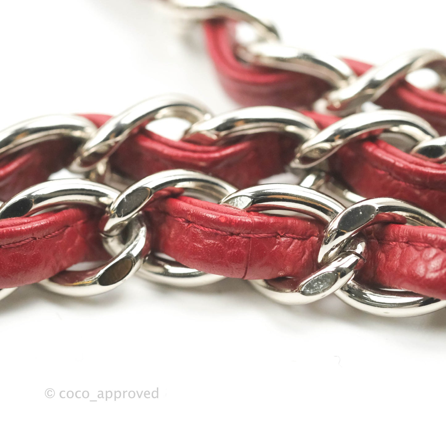 Chanel Jumbo Single Flap Burgundy Caviar Silver Hardware⁣⁣