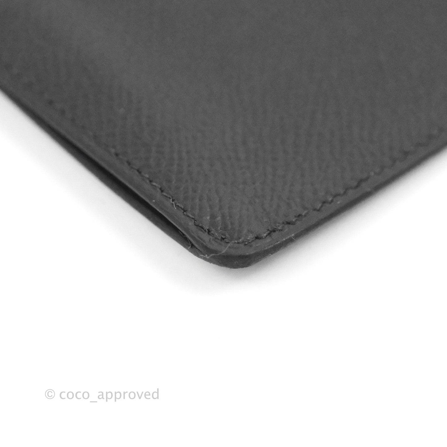 Hermès Constance Slim Wallet Black Epsom Rose Gold Hardware
