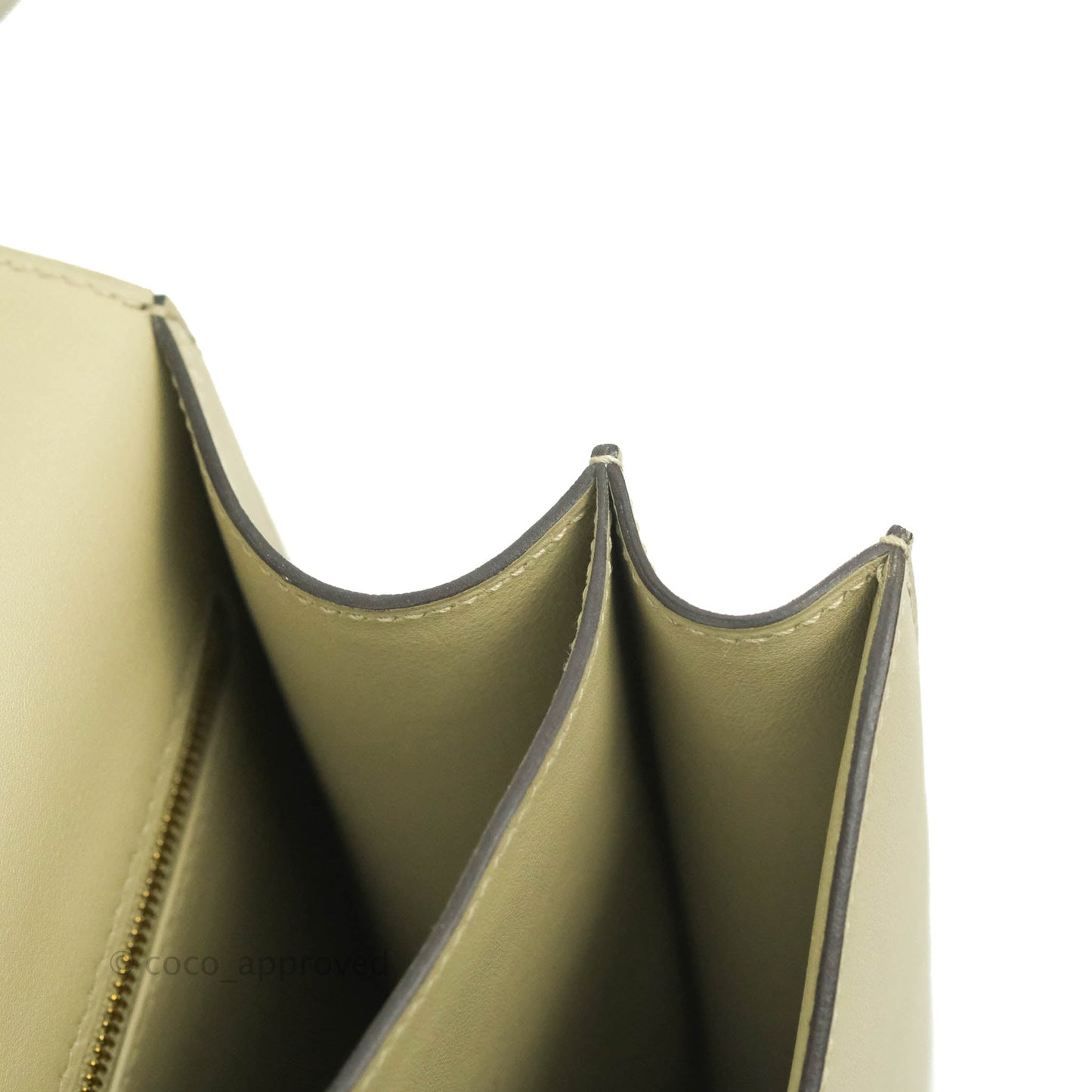 Hermès Constance III 24 Veau Swift Sauge Gold Hardware