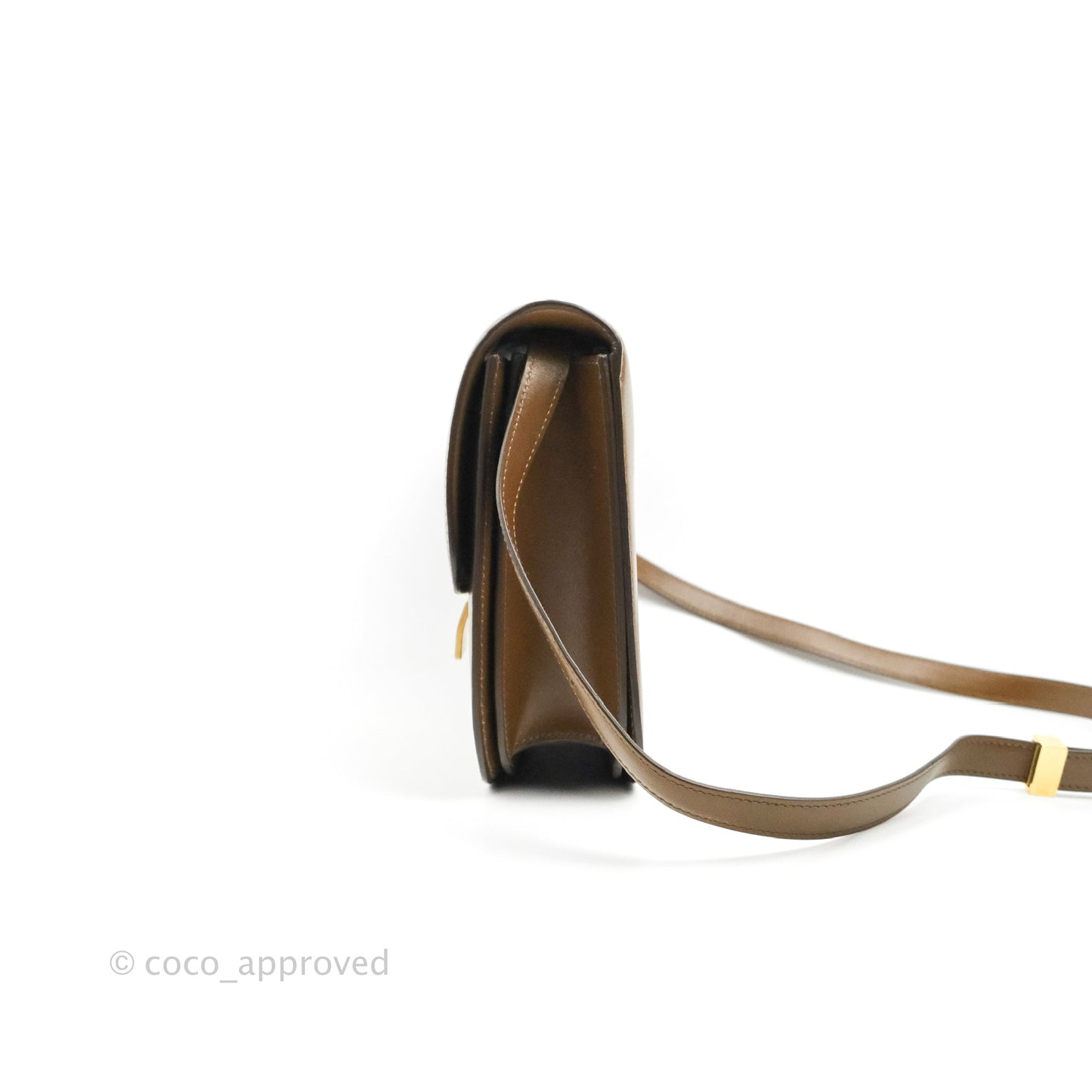 Celine Medium Classic Box Flap Caramel Calfskin