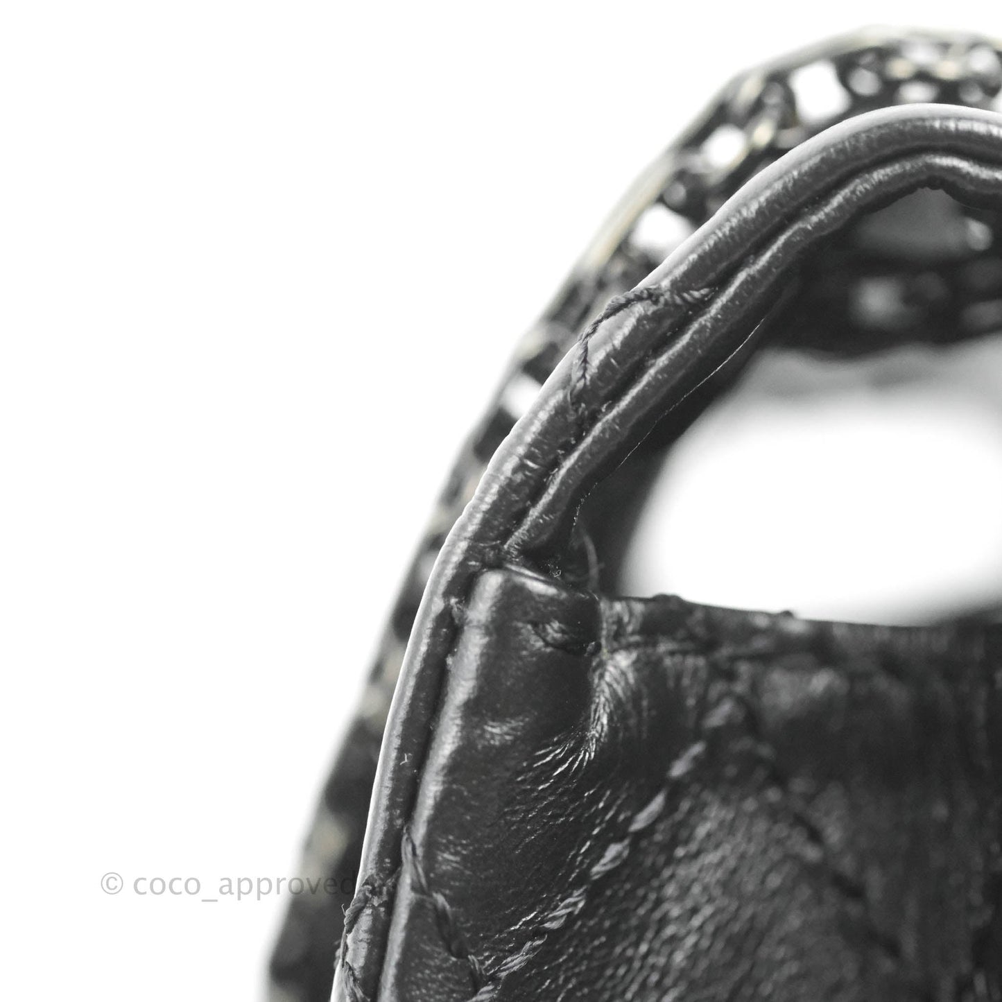 Chanel Mini Reissue 224 So Black Aged Calfskin Black Hardware