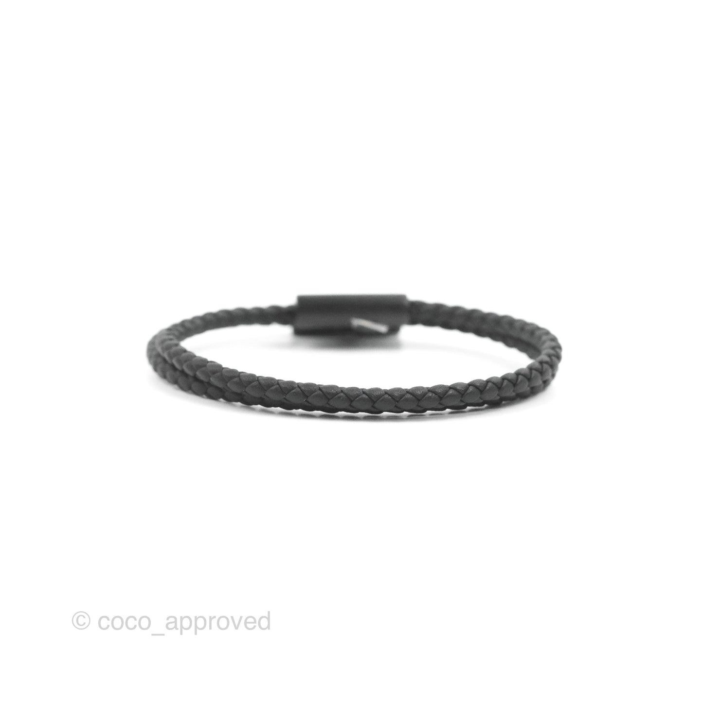 Hermès Tournis Tresse Bracelet Black