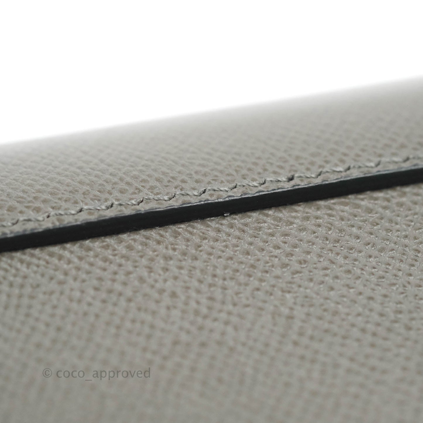 Celine Micro Belt Bag Grey Grained Calfskin Gold Hardware