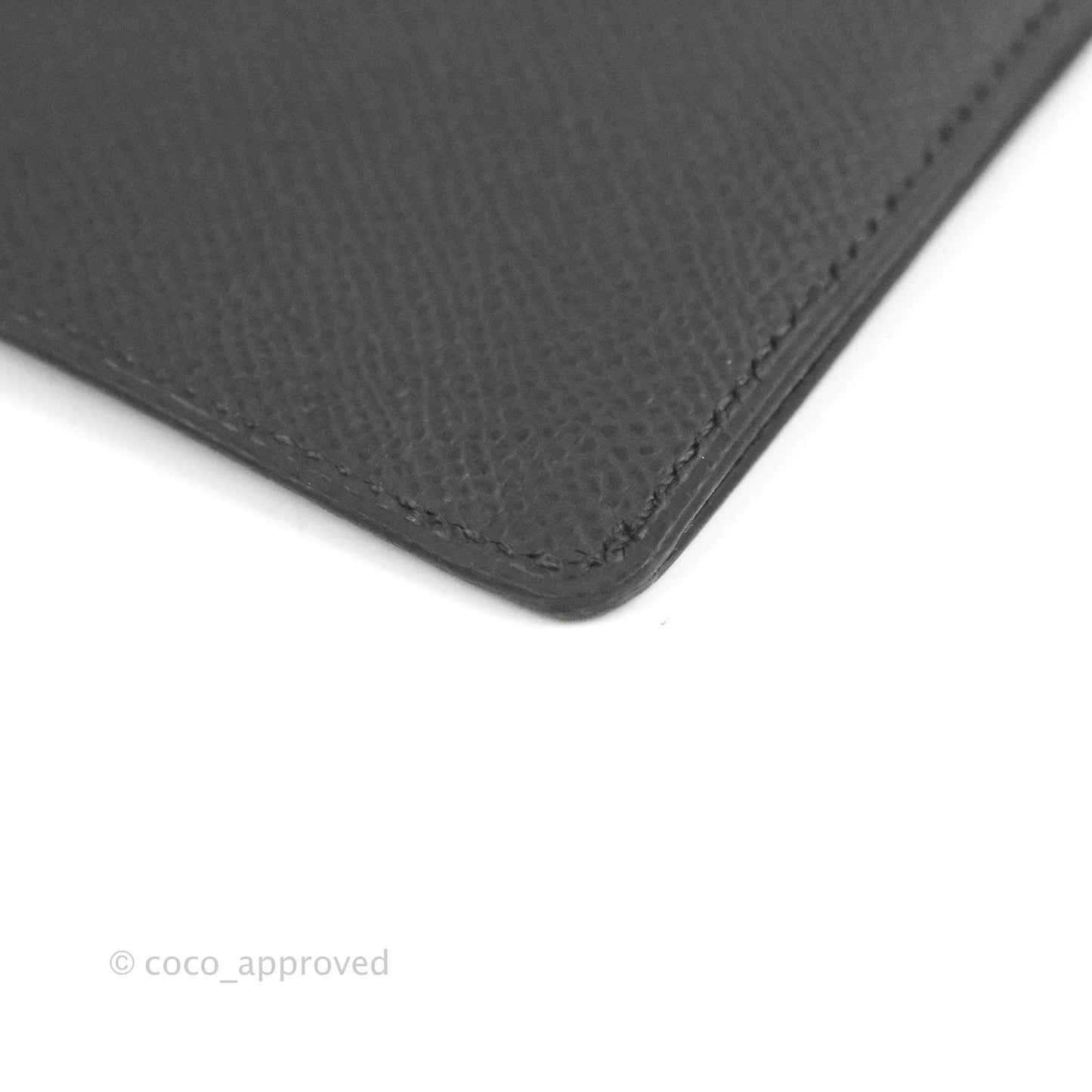 Hermès Constance Slim Wallet Black Epsom Rose Gold Hardware