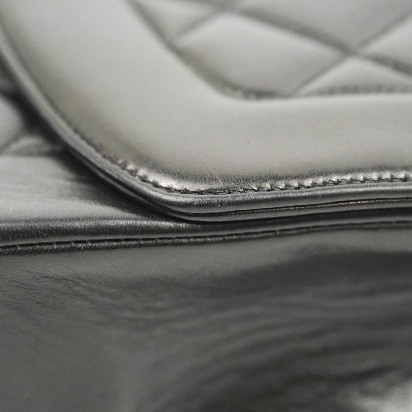 Chanel Vintage Quilted Medium Classic Diana Flap Bag Black Lambskin 24K Gold Hardware