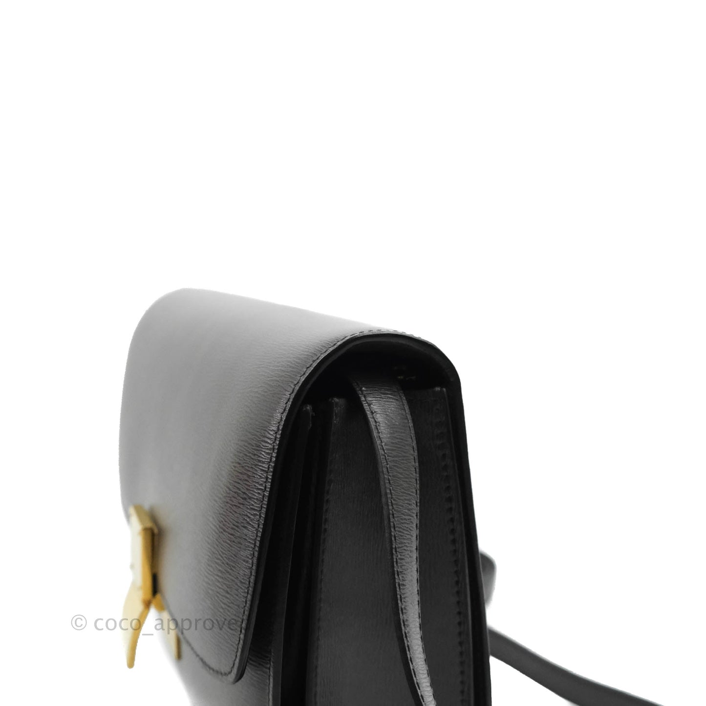 Celine Medium Classic Box Flap Grey Liege Calfskin